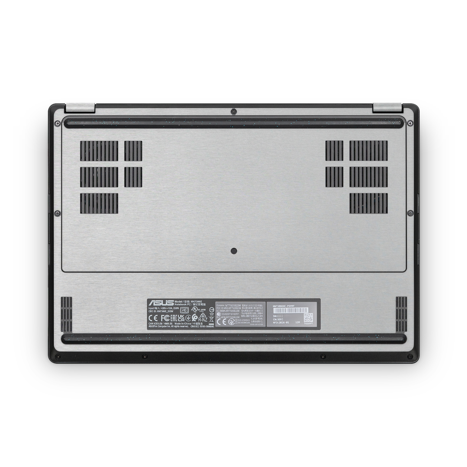 Asus ProArt PX13 GoPro 2026 Professional Bottom Brushed Aluminum Skin Wrap Cover