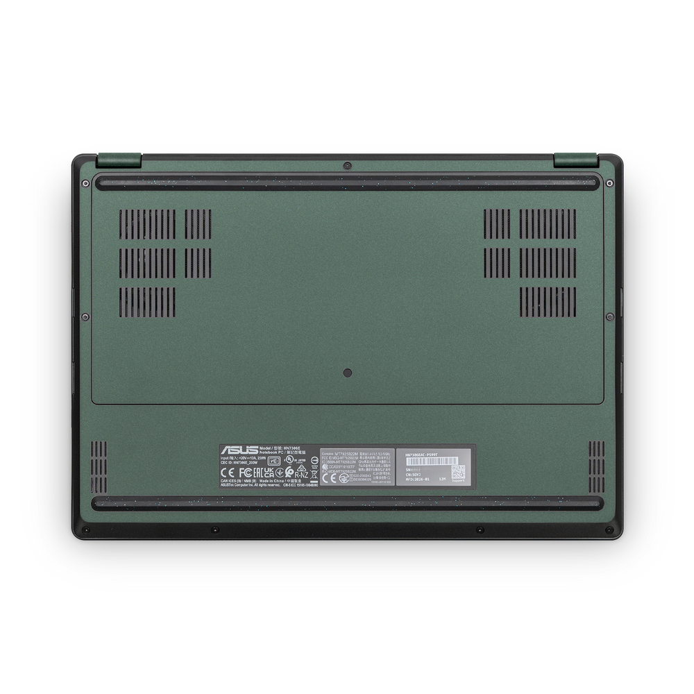 Asus ProArt PX13 GoPro 2026 Professional Bottom Matte Green Metallic Skin Wrap Cover