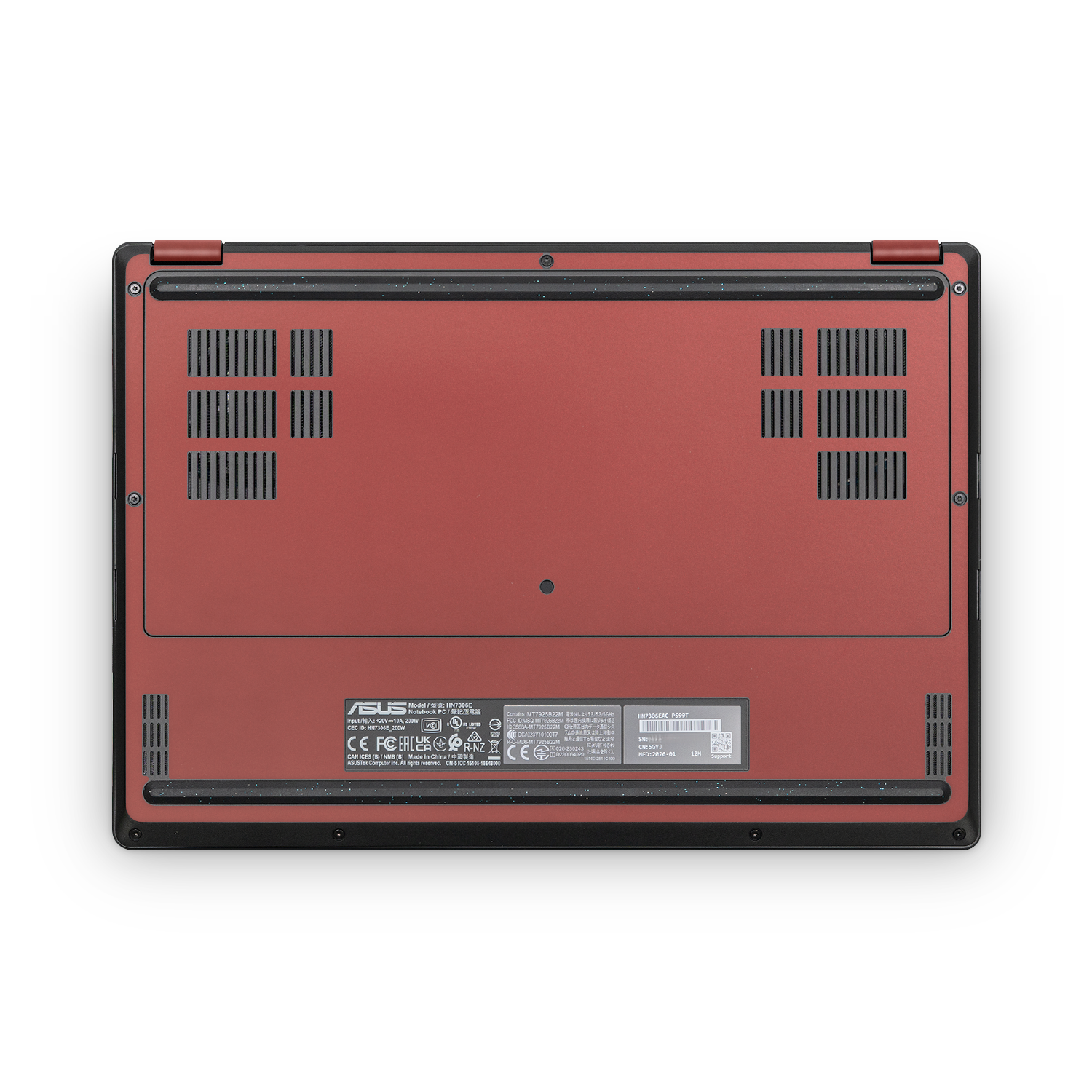 Asus ProArt PX13 GoPro 2026 Professional Bottom Vampire Red Skin Wrap Cover