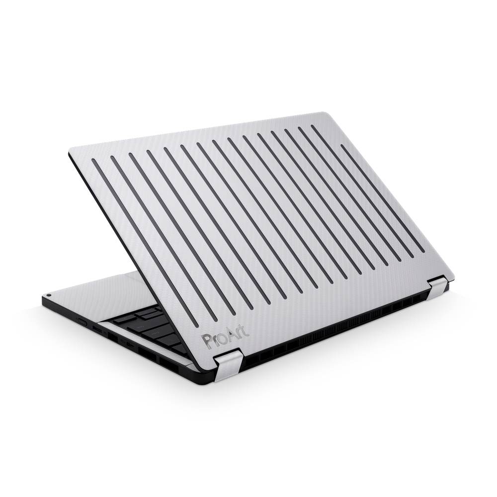 Asus ProArt PX13 GoPro 2026 Professional White Carbon Fiber Skin Wrap Cover