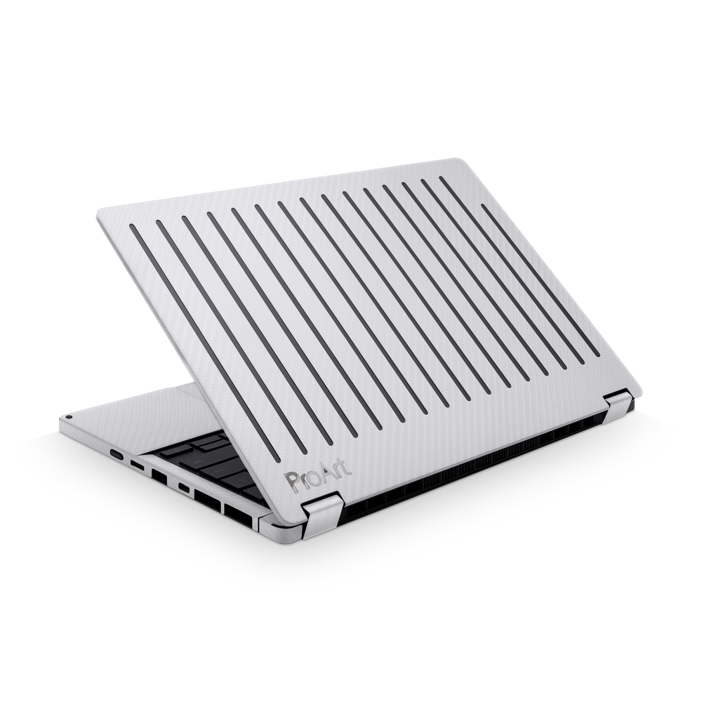 Asus ProArt PX13 GoPro 2026 Ultimate White Carbon Fiber Skin Wrap Cover