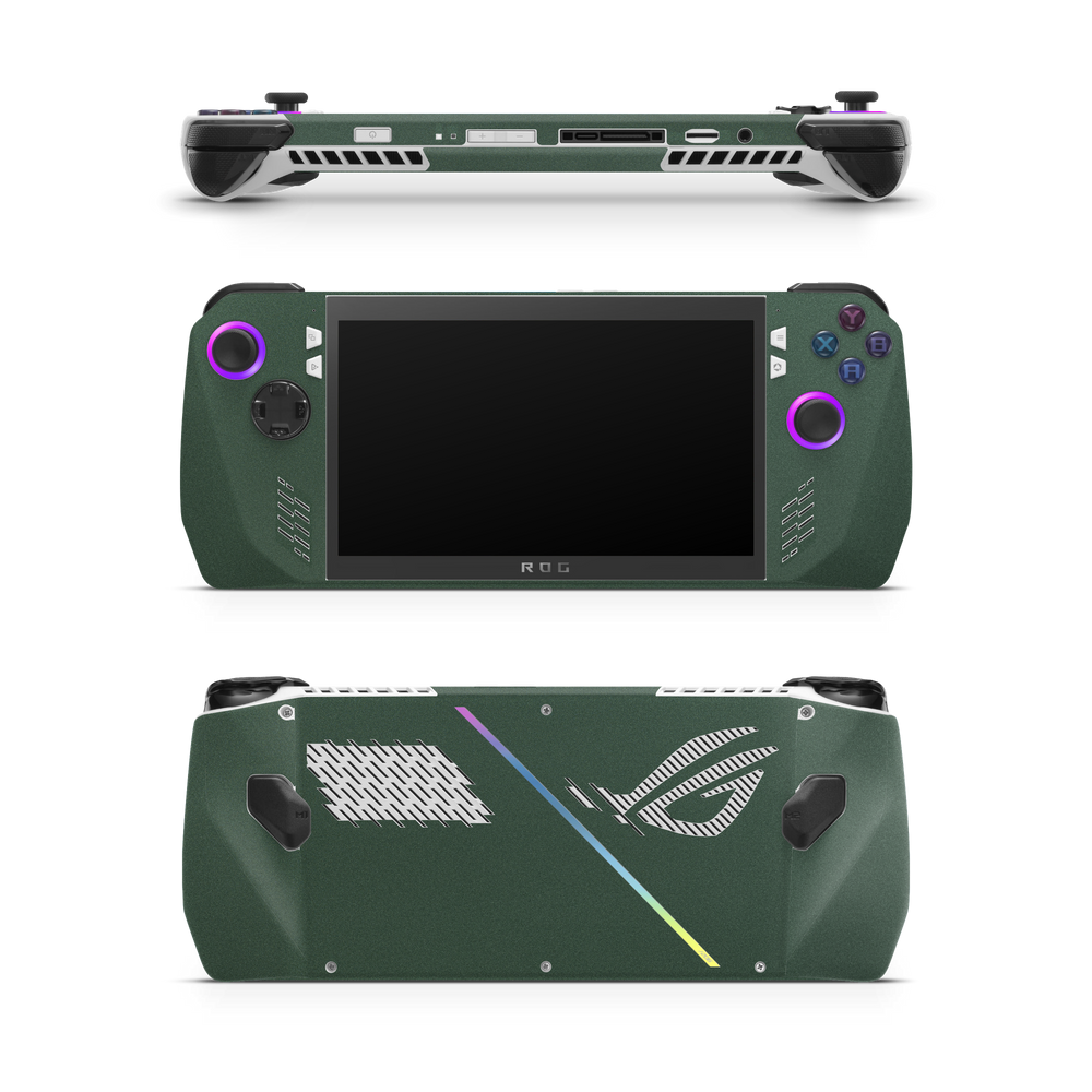 Asus ROG Ally 2023 Professional Matte Green Metallic Skin Wrap Cover