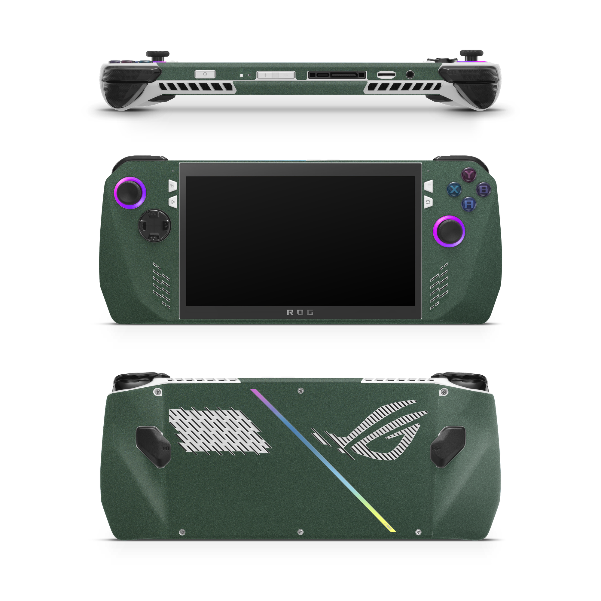 Asus ROG Ally 2023 Professional Matte Green Metallic Skin Wrap Cover