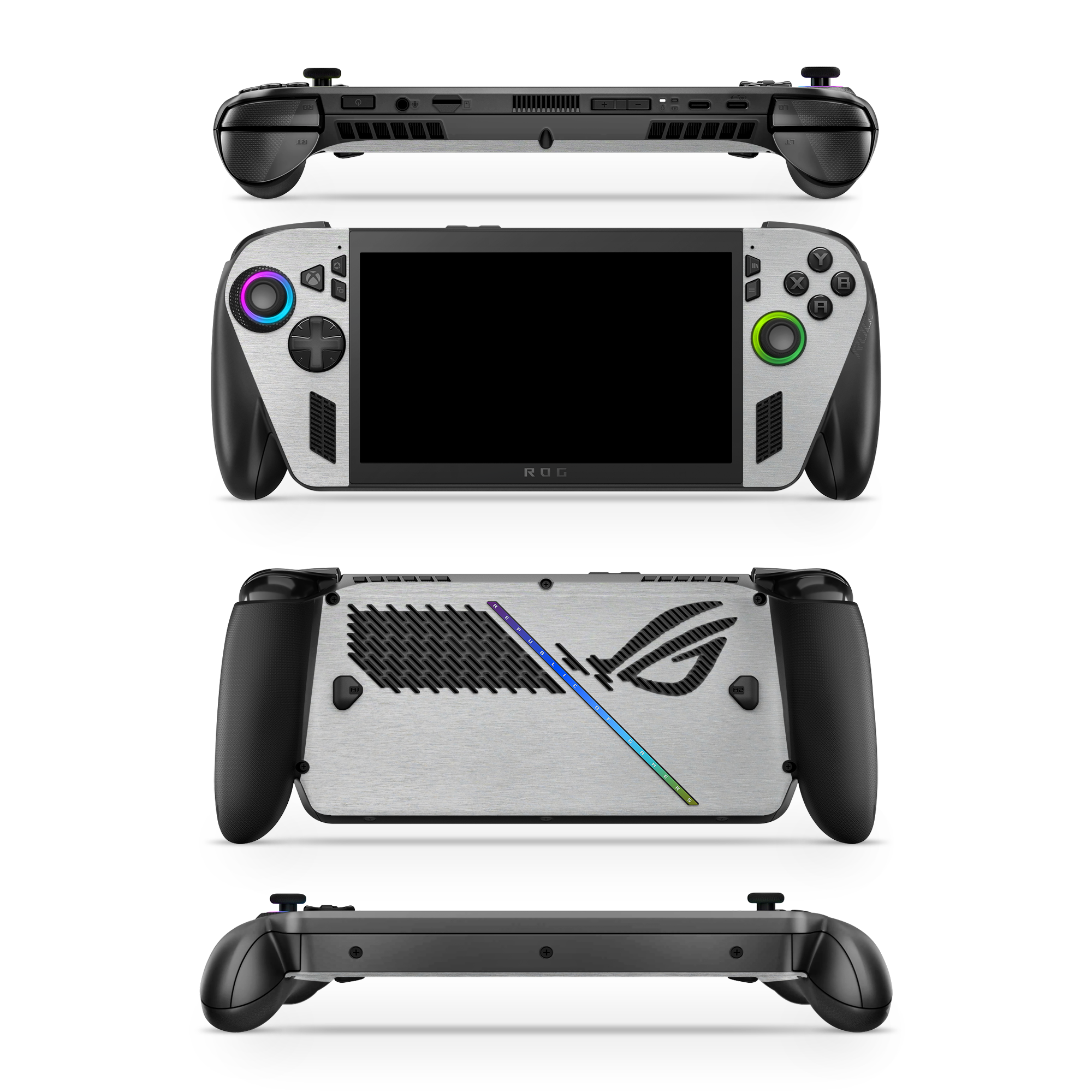 Asus Rog Ally Xbox 2025 Essentials Brushed Aluminum Skin Wrap Cover