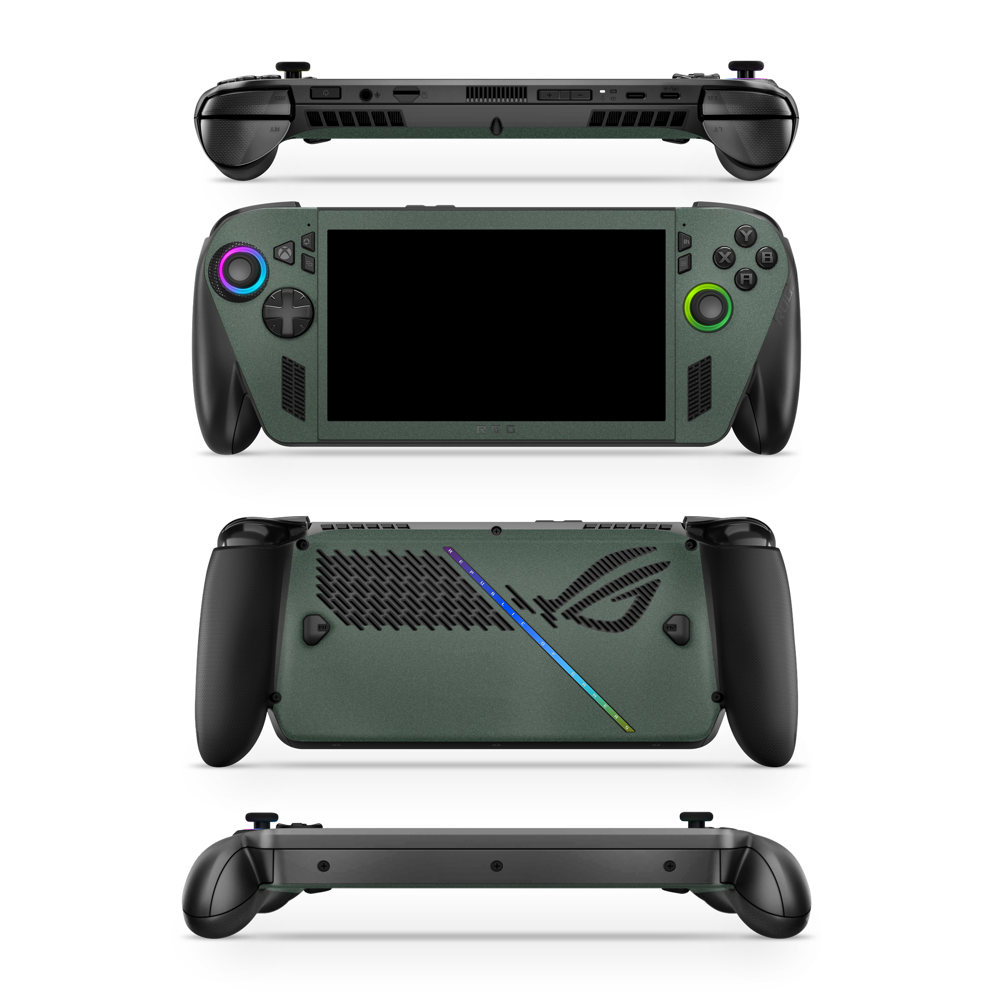 Asus ROG Ally Xbox 2025 Essentials Matte Green Metallic Skin Wrap Cover