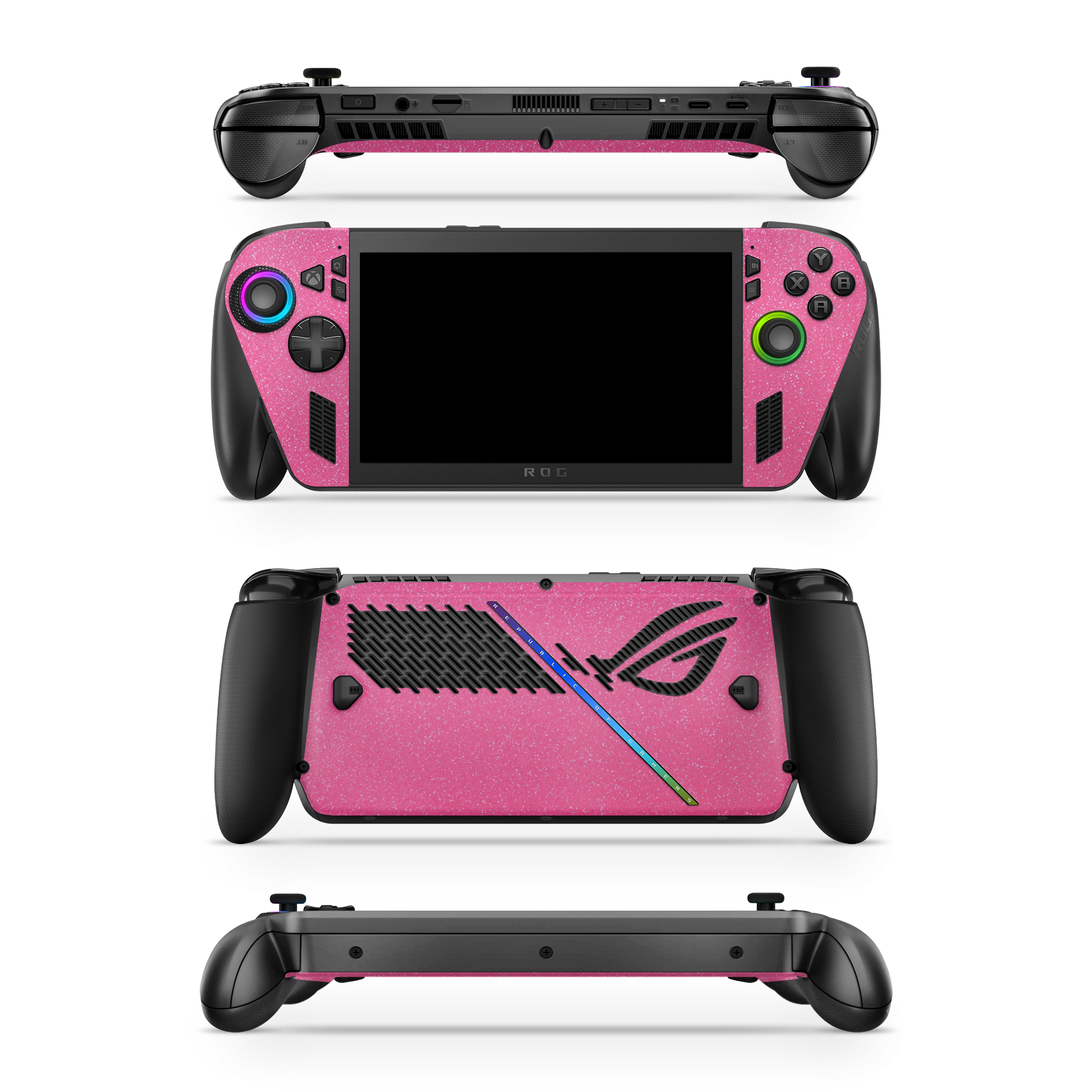 Asus Rog Ally Xbox 2025 Essentials Pink Glitterbomb Skin Wrap Cover