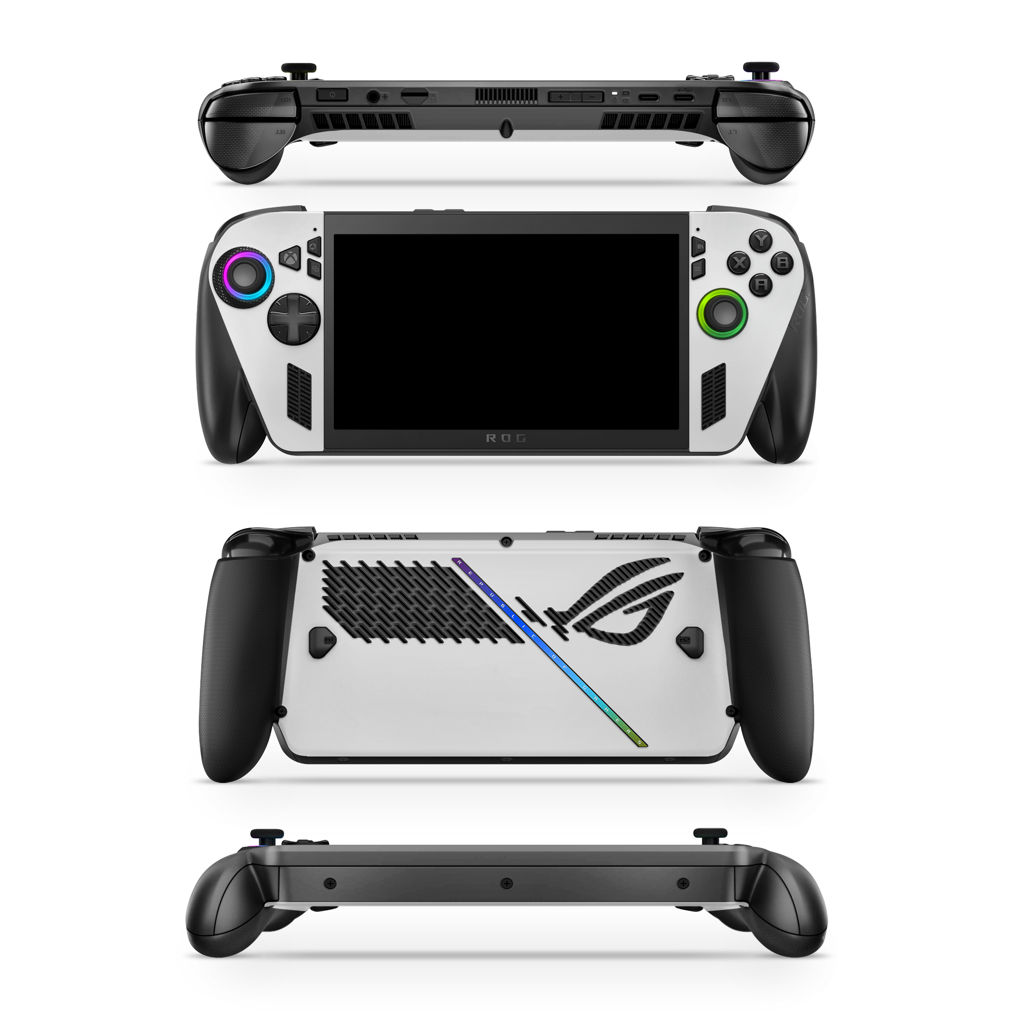 Asus Rog Ally Xbox 2025 Essentials Satin White Skin Wrap Cover
