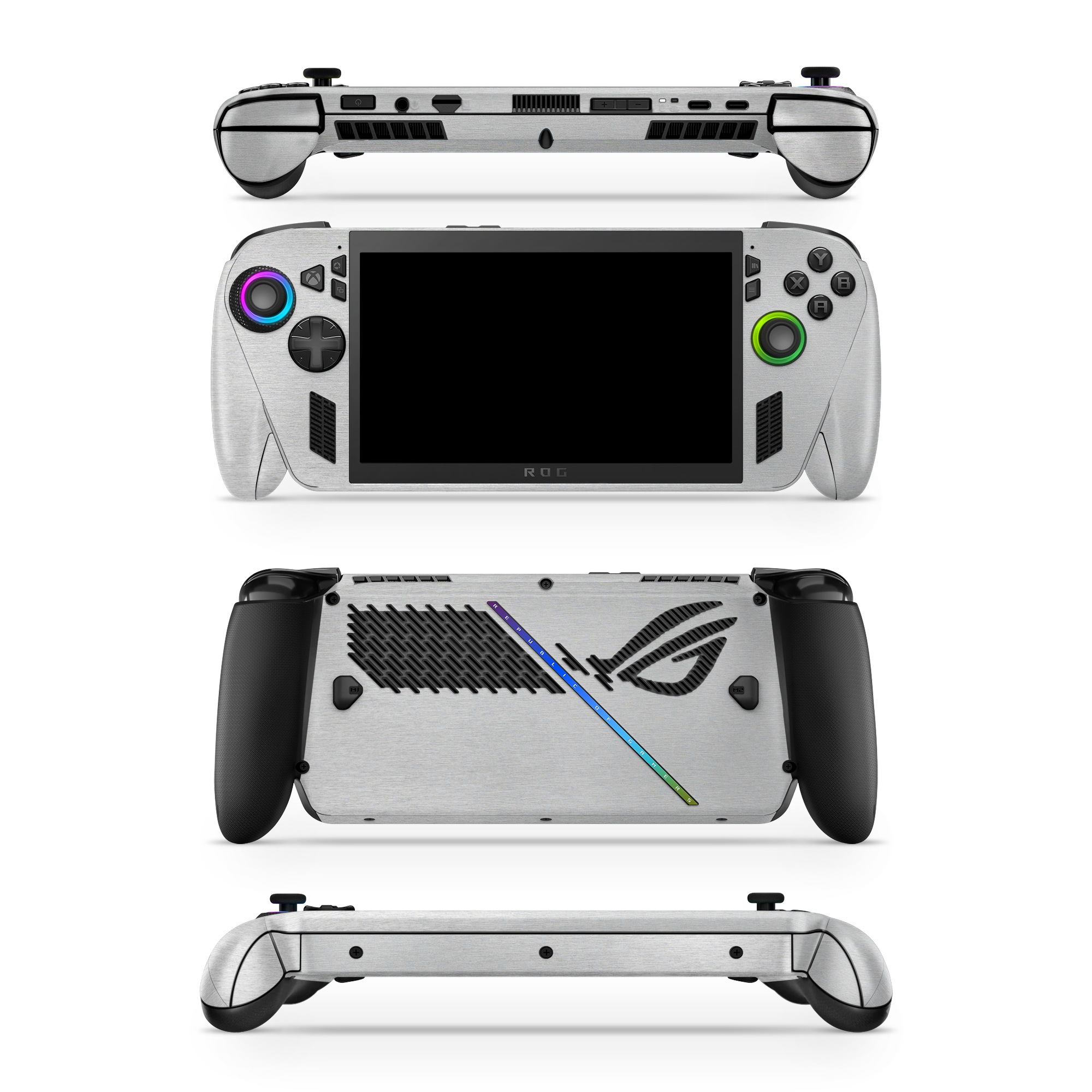 Asus Rog Ally Xbox 2025 Professional Brushed Aluminum Skin Wrap Cover