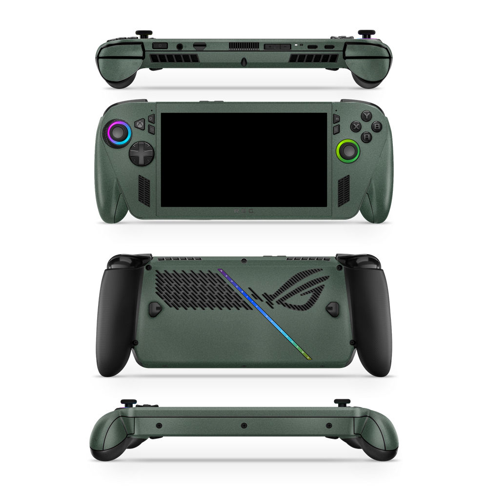 Asus ROG Ally Xbox 2025 Professional Matte Green Metallic Skin Wrap Cover