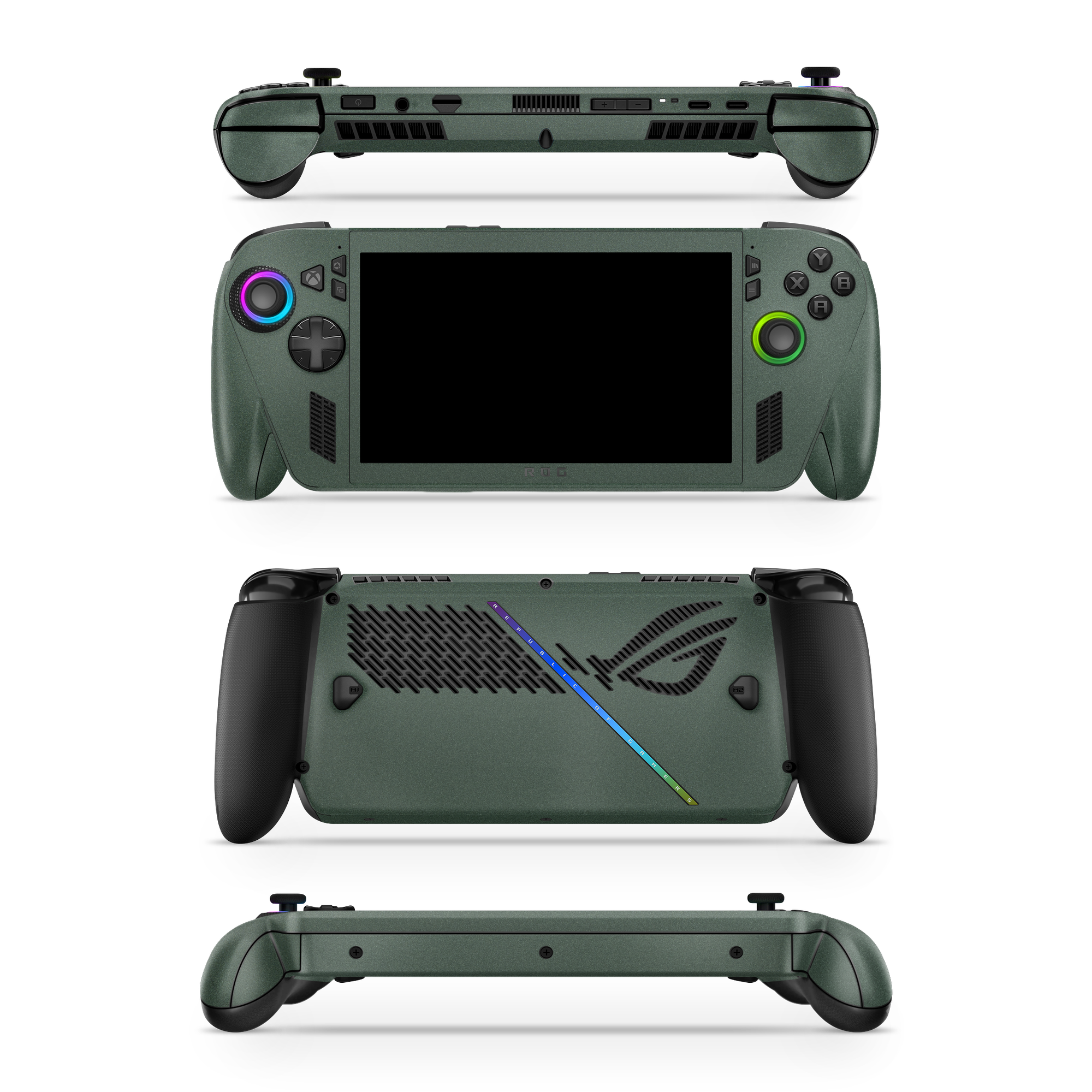 Asus ROG Ally Xbox 2025 Professional Matte Green Metallic Skin Wrap Cover