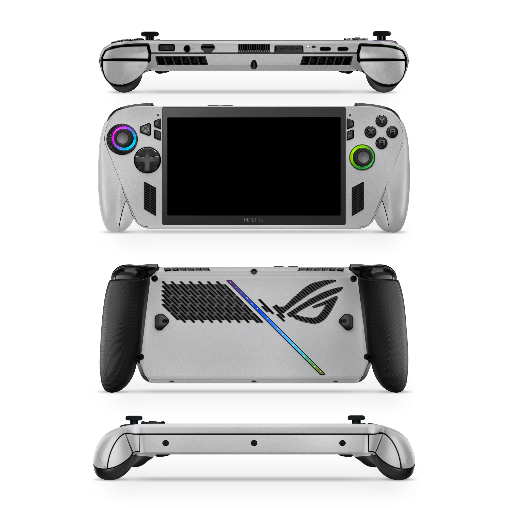 Asus Rog Ally Xbox 2025 Professional Satin Aluminum Skin Wrap Cover