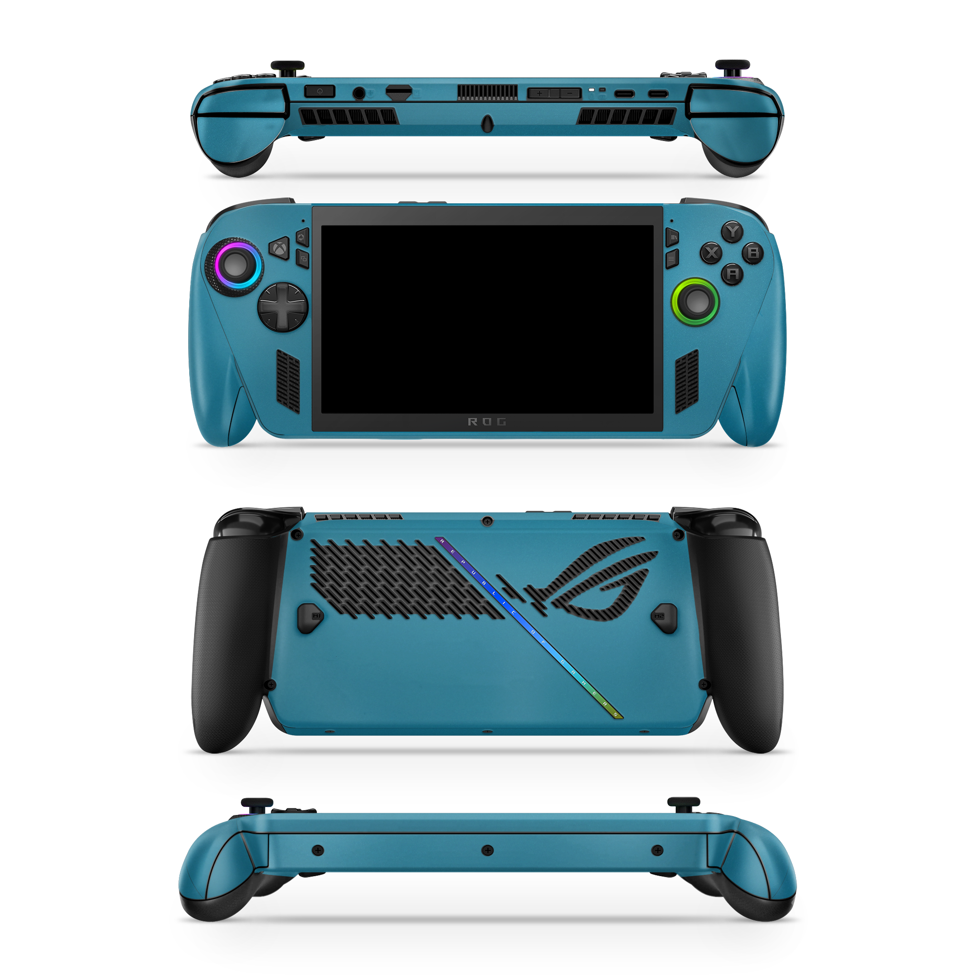 Asus Rog Ally Xbox 2025 Professional Satin Ocean Shimmer Skin Wrap Cover