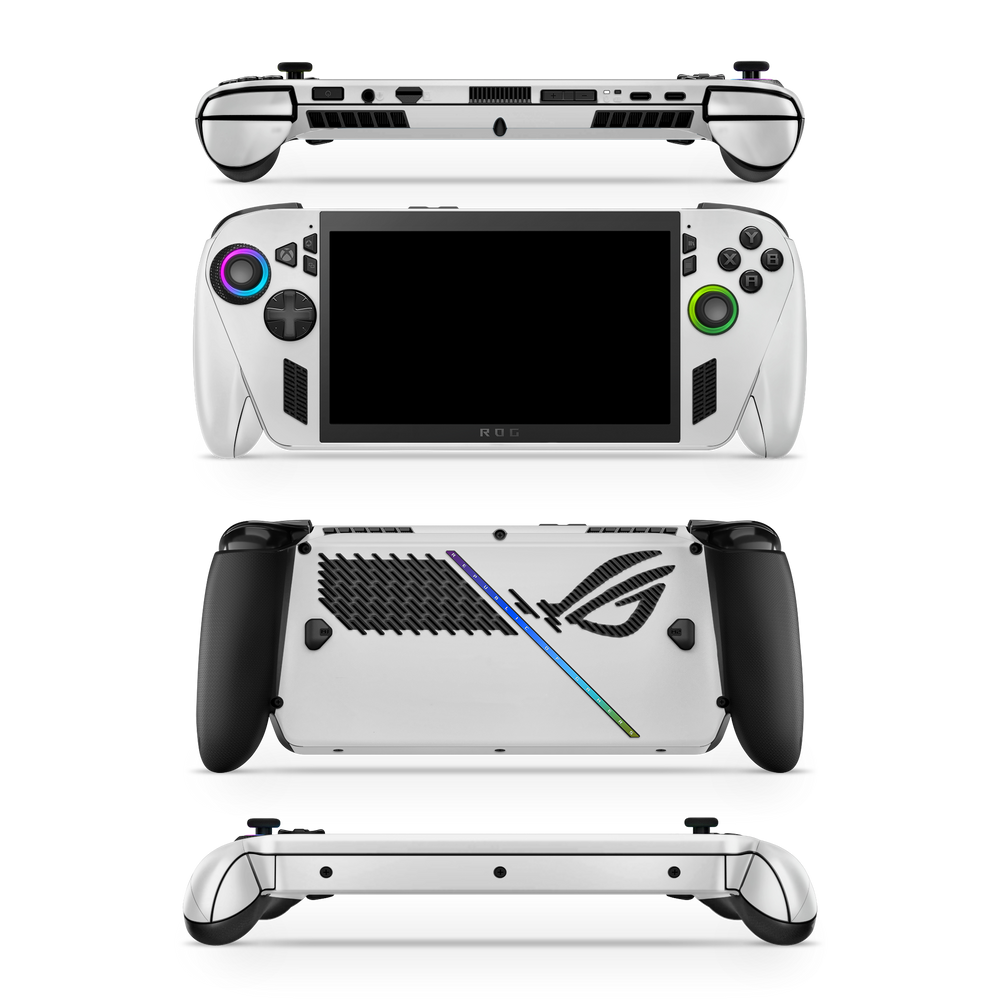 Asus Rog Ally Xbox 2025 Professional Satin White Skin Wrap Cover