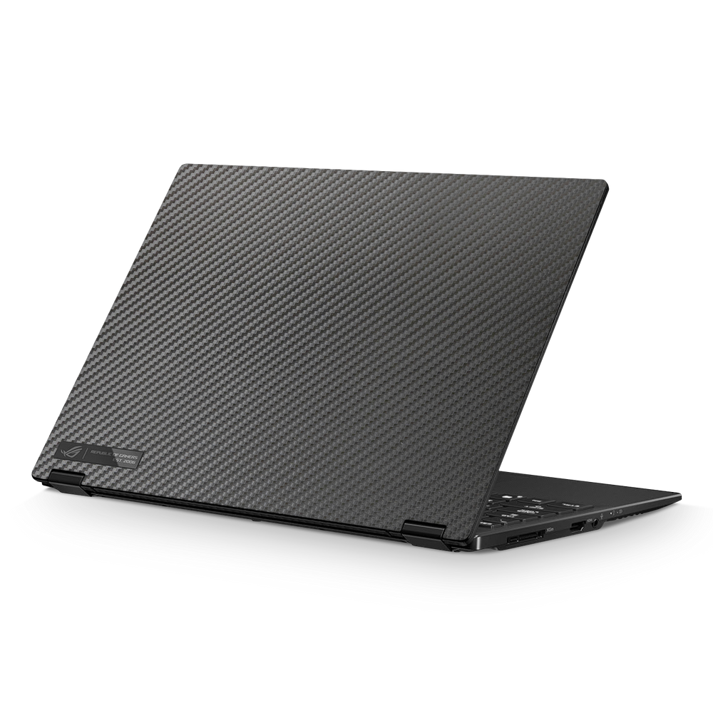 Asus Rog Flow X13 2021 2022 Essentials Black Carbon Fiber Skin Wrap Cover