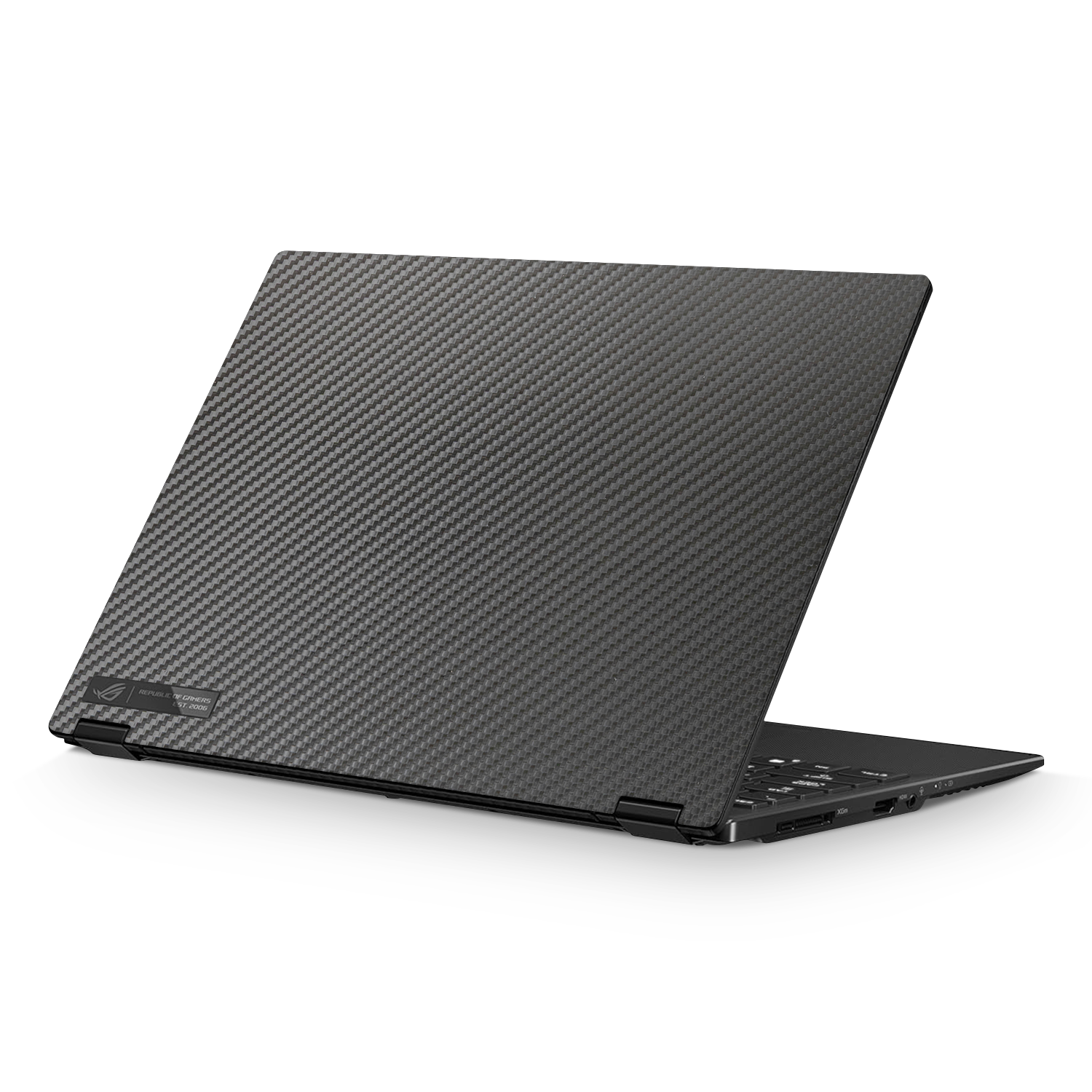 Asus Rog Flow X13 2021 2022 Essentials Black Carbon Fiber Skin Wrap Cover