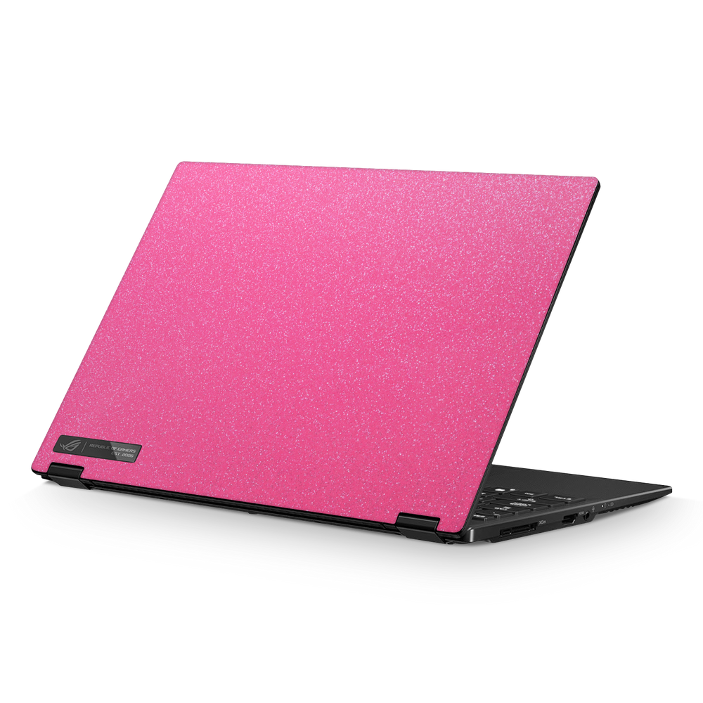 Asus Rog Flow X13 2021 2022 Essentials Pink Glitterbomb Skin Wrap Cover
