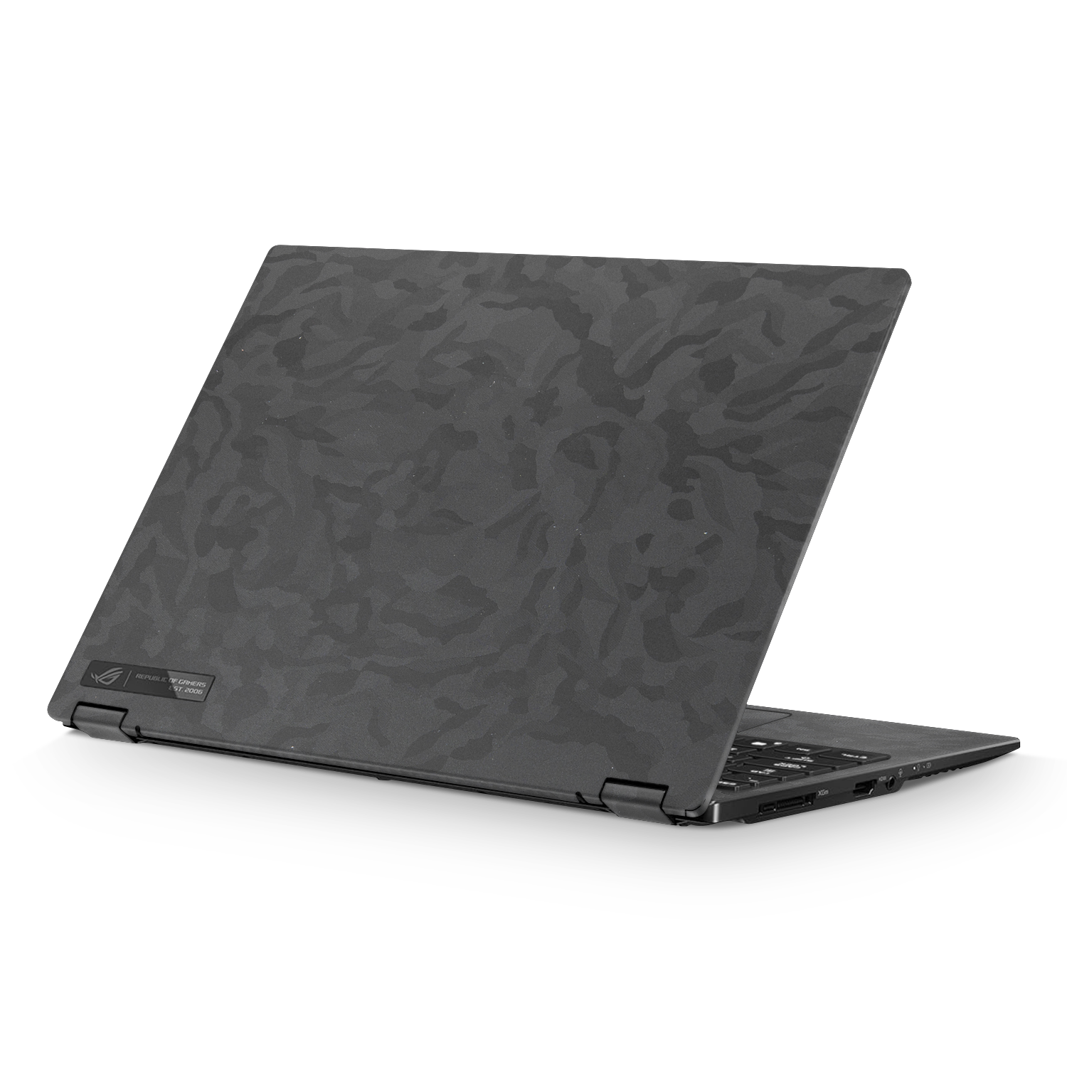 Asus Rog Flow X13 2021 2022 Professional Black Camo Skin Wrap Cover