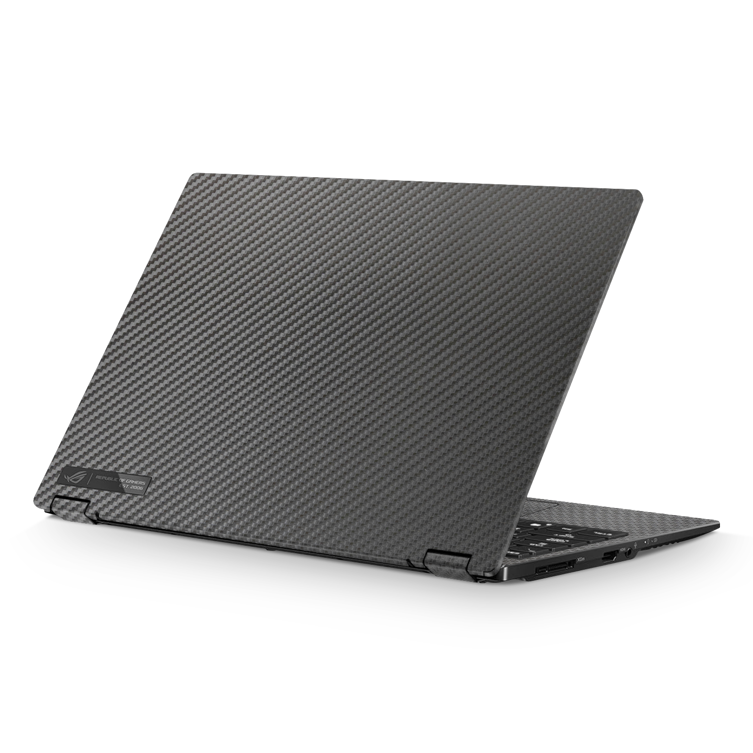 Asus Rog Flow X13 2021 2022 Professional Black Carbon Fiber Skin Wrap Cover
