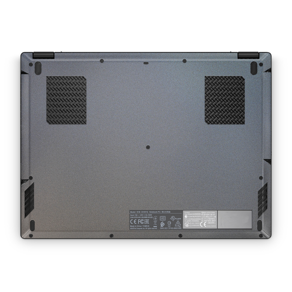 Asus Rog Flow X13 2021 2022 Professional Bottom Prism Skin Wrap Cover