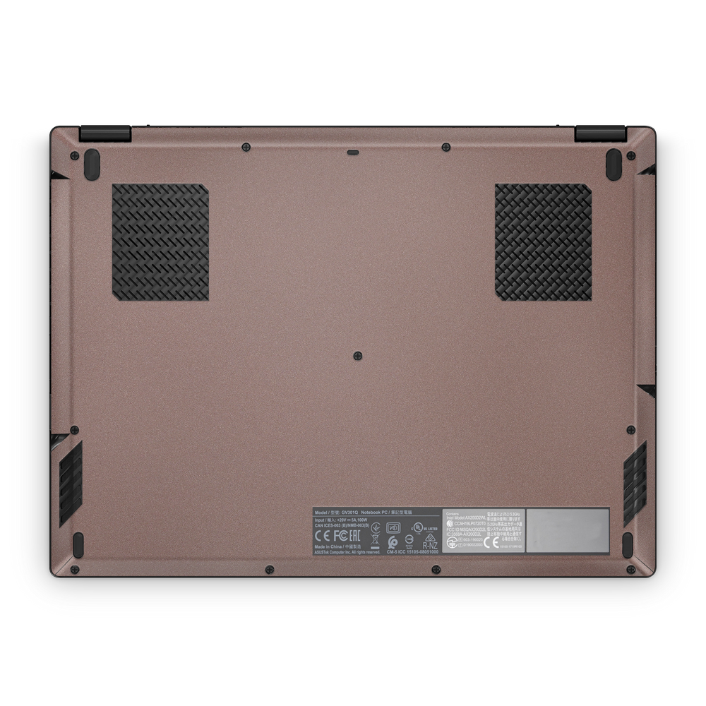 Asus Rog Flow X13 2021 2022 Professional Bottom Satin Frozen Berry Skin Wrap Cover