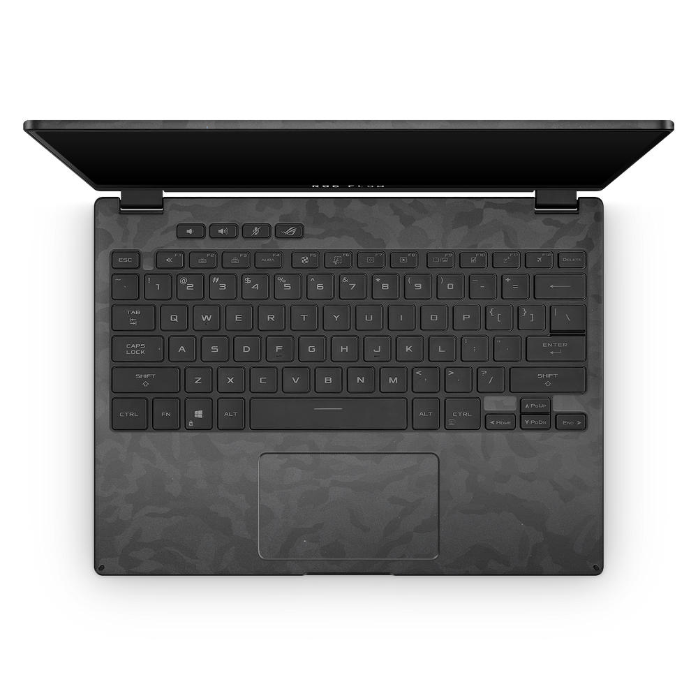 Asus Rog Flow X13 2021 2022 Professional Interior Black Camo Skin Wrap Cover