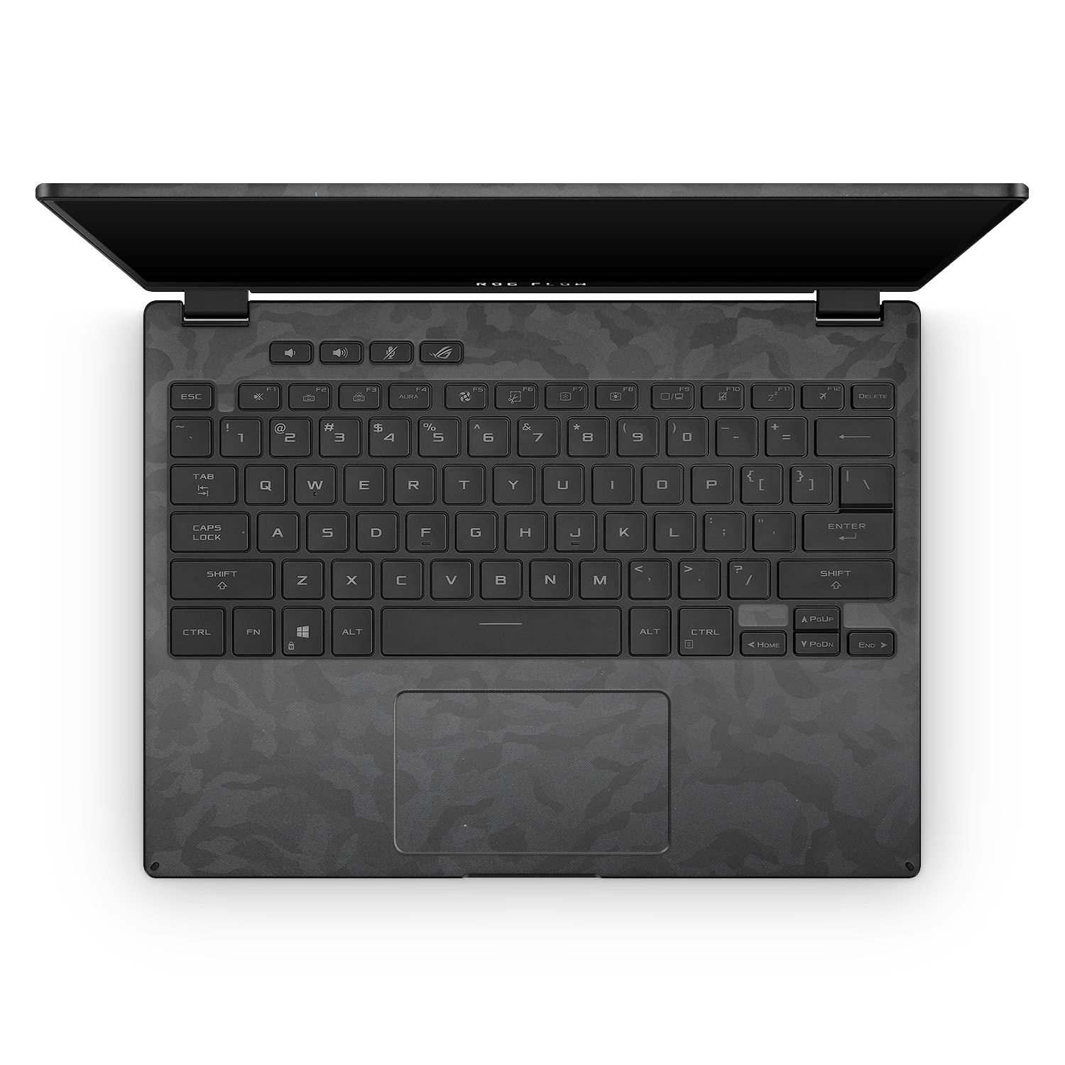 Asus Rog Flow X13 2021 2022 Professional Interior Black Camo Skin Wrap Cover