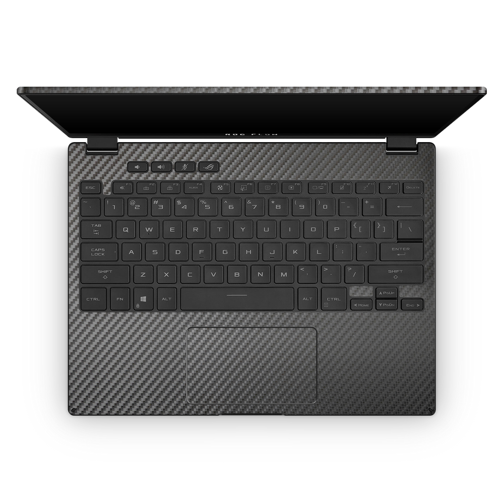 Asus Rog Flow X13 2021 2022 Professional Interior Black Carbon Fiber Skin Wrap Cover