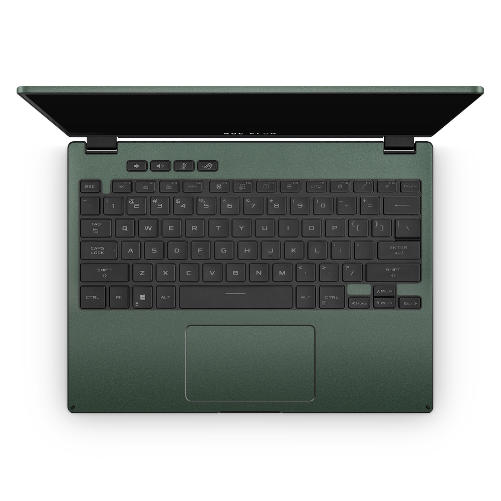 Asus ROG Flow X13 2021-2022 Professional Interior Matte Green Metallic Skin Wrap Cover