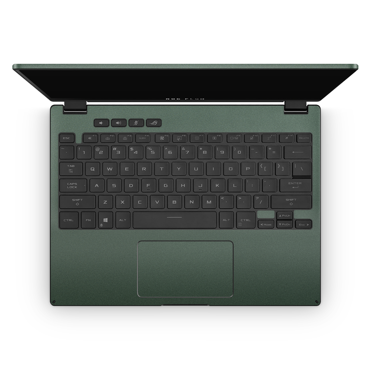 Asus ROG Flow X13 2021-2022 Professional Interior Matte Green Metallic Skin Wrap Cover