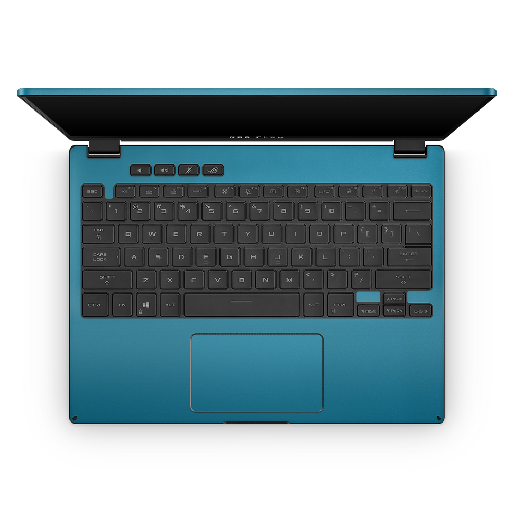 Asus Rog Flow X13 2021 2022 Professional Interior Satin Ocean Shimmer Skin Wrap Cover