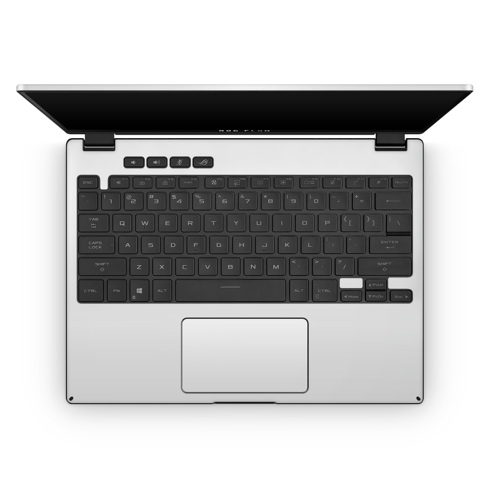 Asus Rog Flow X13 2021 2022 Professional Interior Satin White Skin Wrap Cover