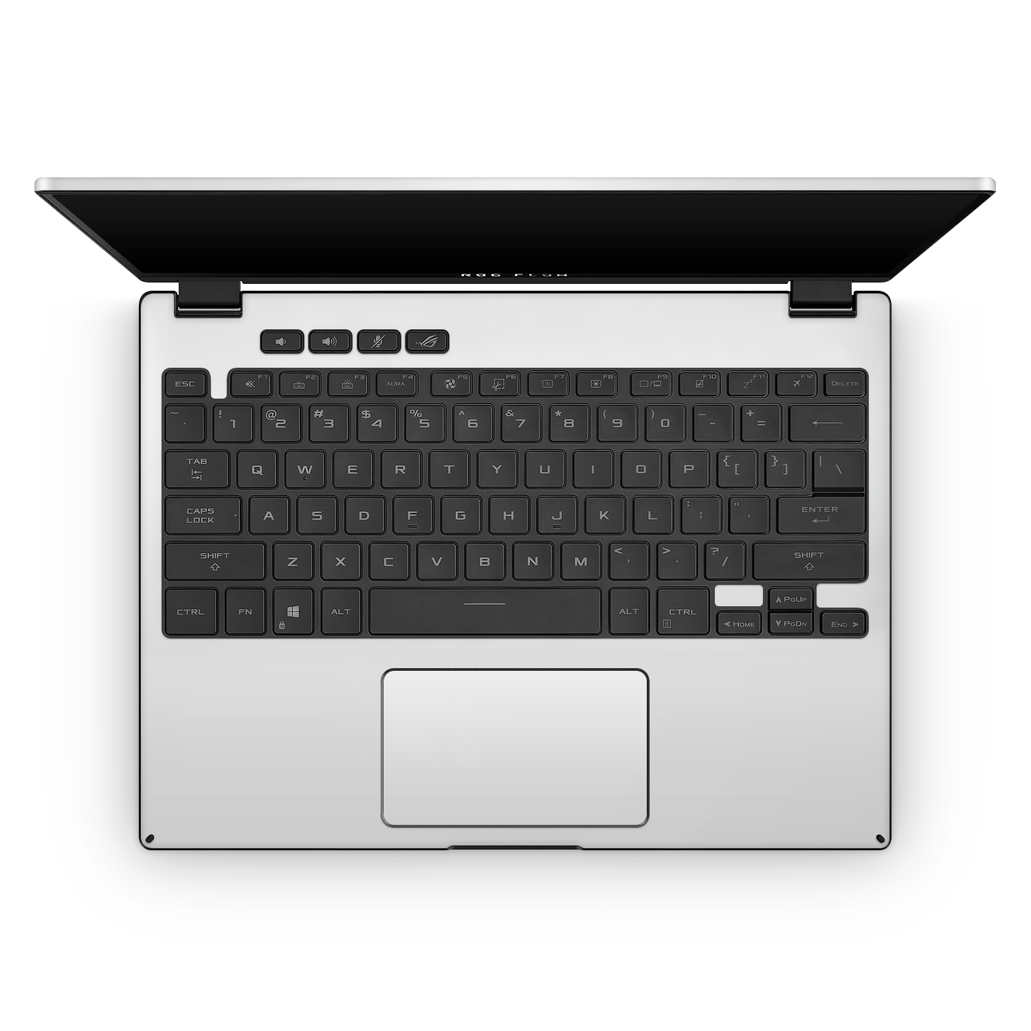Asus Rog Flow X13 2021 2022 Professional Interior Satin White Skin Wrap Cover
