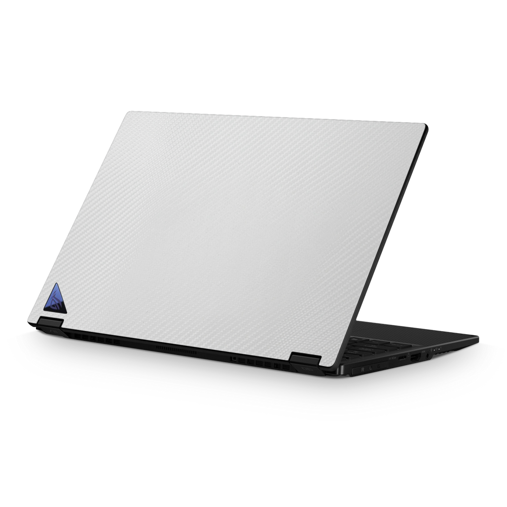 Asus Rog Flow X13 2023 Essentials White Carbon Fiber Skin Wrap Cover