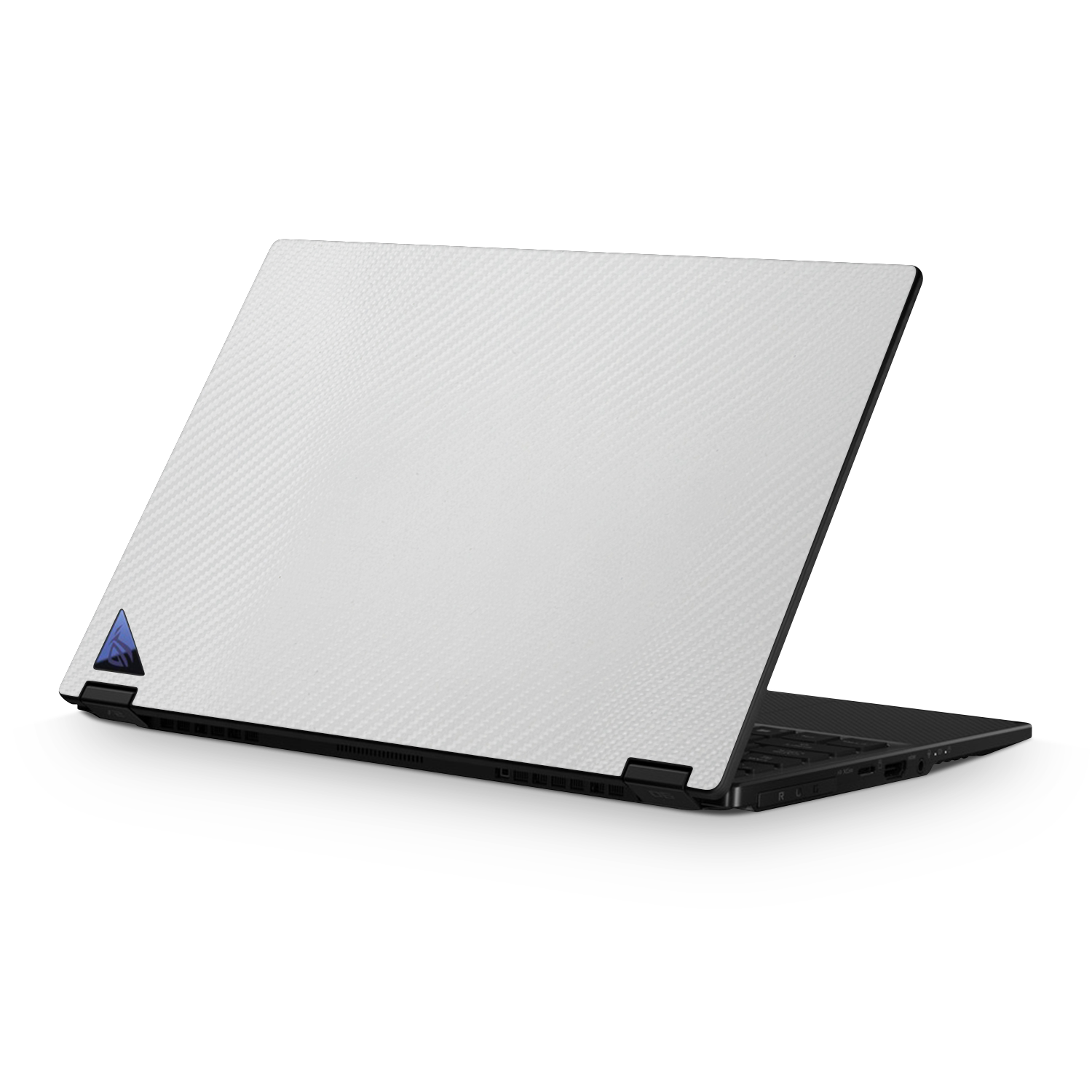 Asus Rog Flow X13 2023 Essentials White Carbon Fiber Skin Wrap Cover