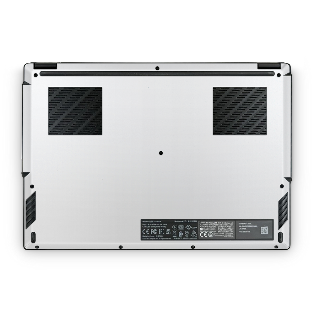 Asus Rog Flow X13 2023 Professional Bottom Frosty Vanilla Skin Wrap Cover