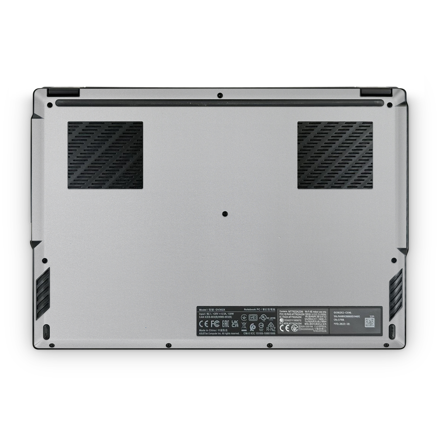 Asus Rog Flow X13 2023 Professional Bottom Satin Aluminum Skin Wrap Cover