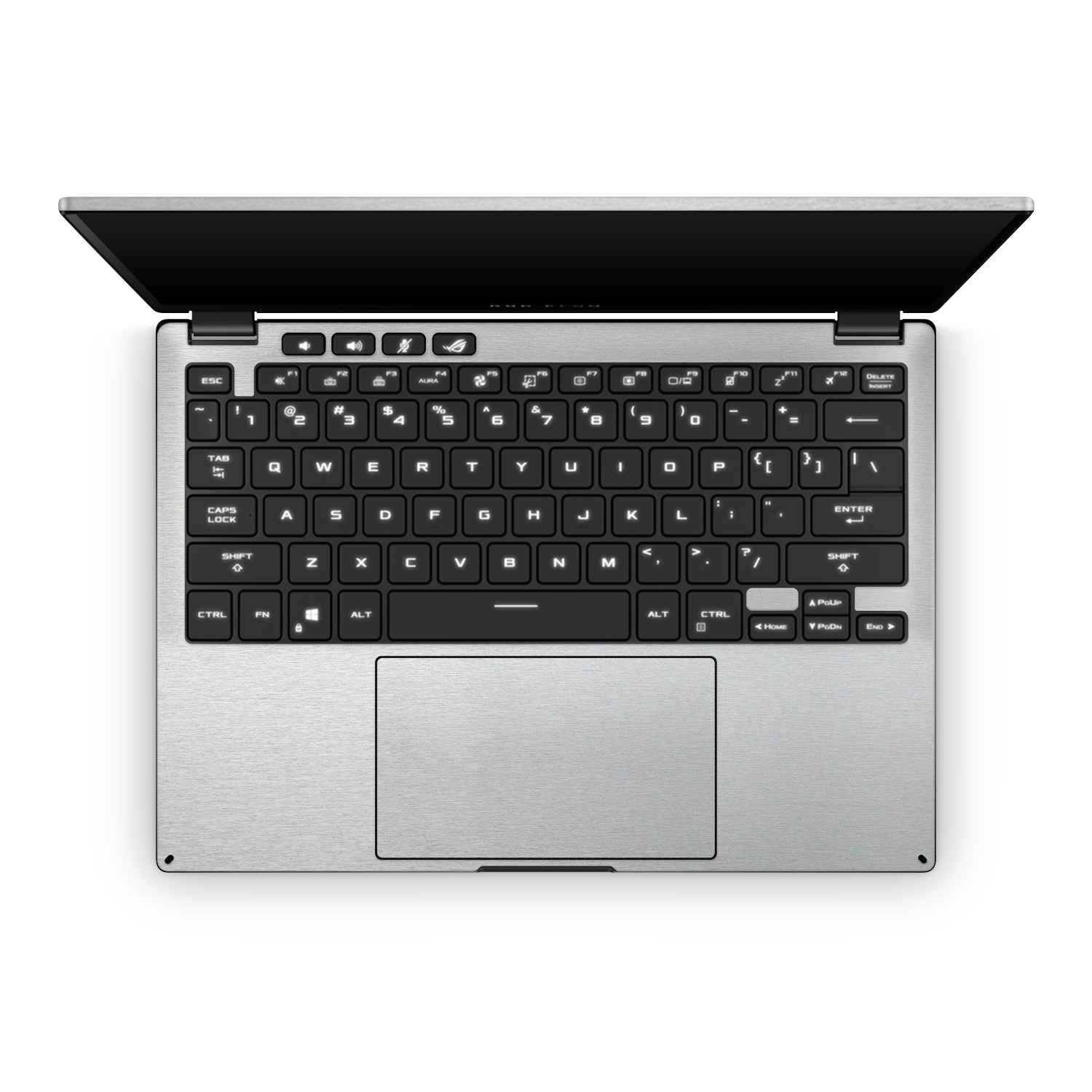 Asus Rog Flow X13 2023 Professional Interior Brushed Aluminum Skin Wrap Cover