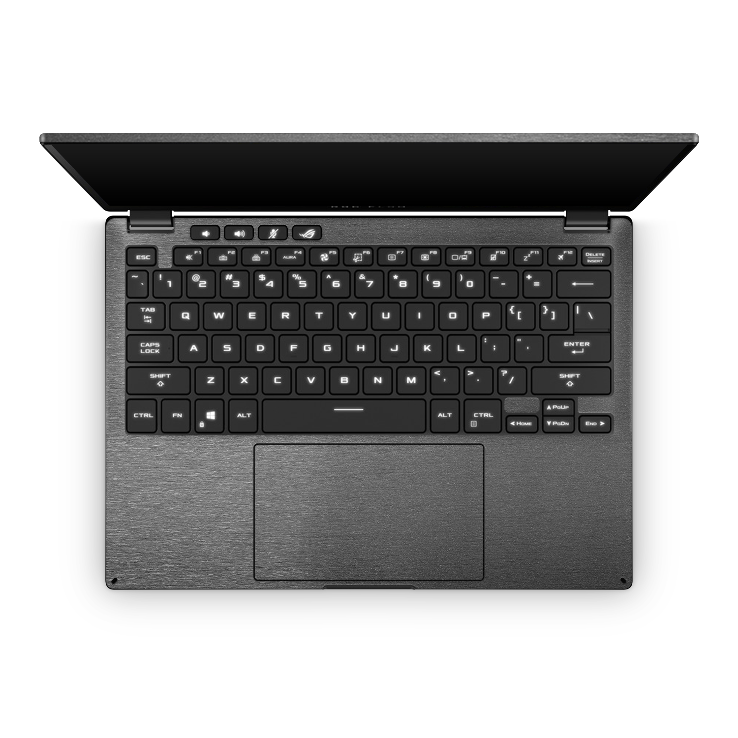 Asus Rog Flow X13 2023 Professional Interior Brushed Black Skin Wrap Cover