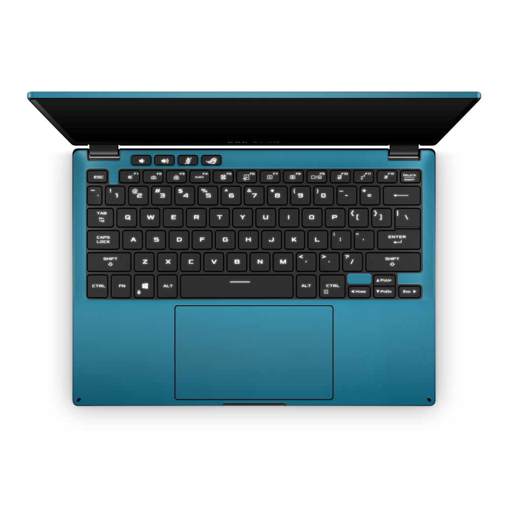Asus Rog Flow X13 2023 Professional Interior Satin Ocean Shimmer Skin Wrap Cover