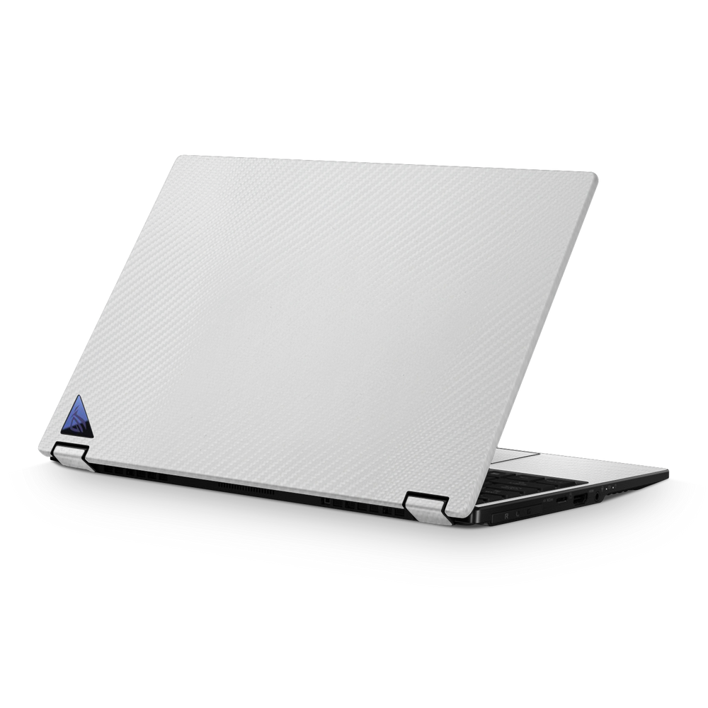 Asus Rog Flow X13 2023 Professional White Carbon Fiber Skin Wrap Cover