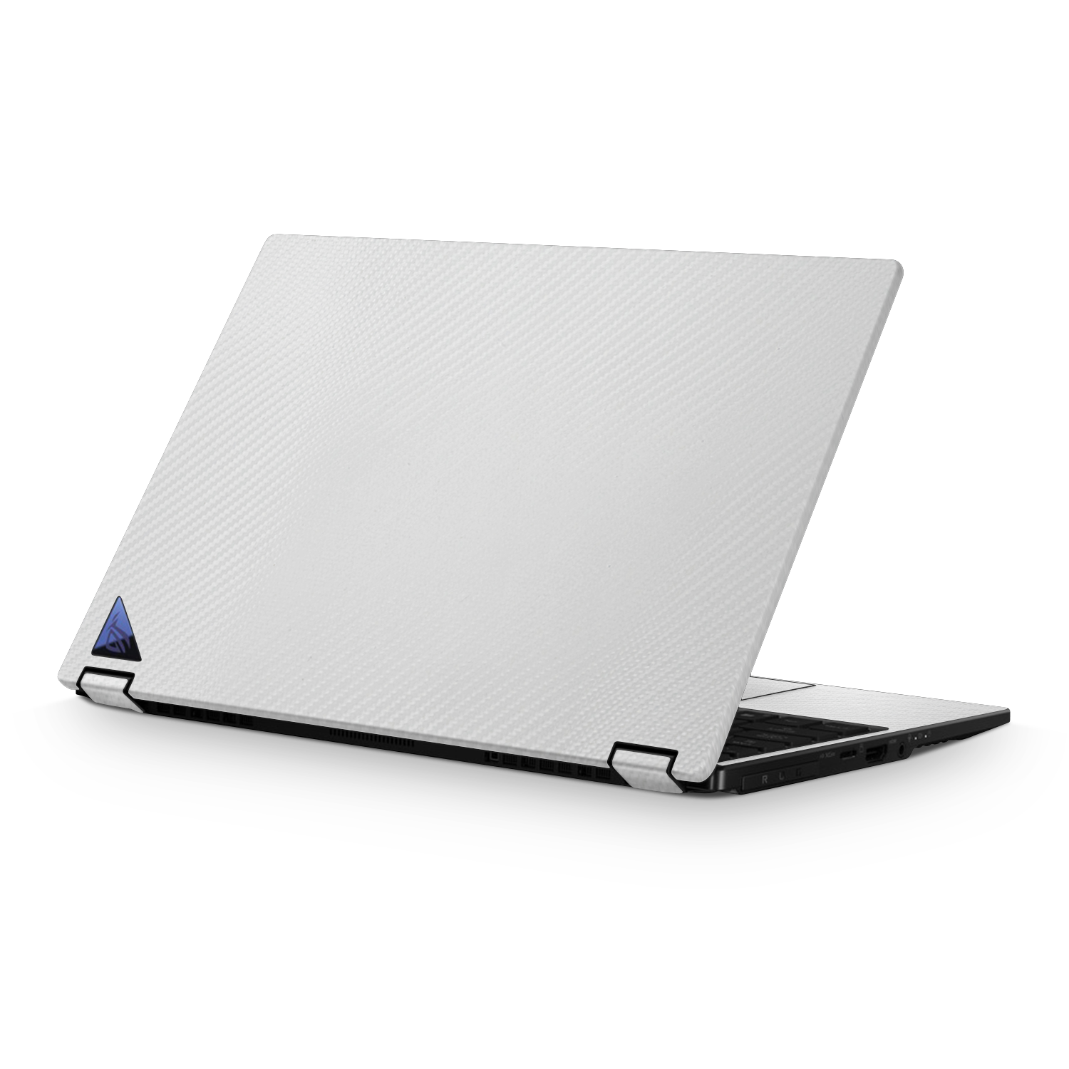 Asus Rog Flow X13 2023 Professional White Carbon Fiber Skin Wrap Cover