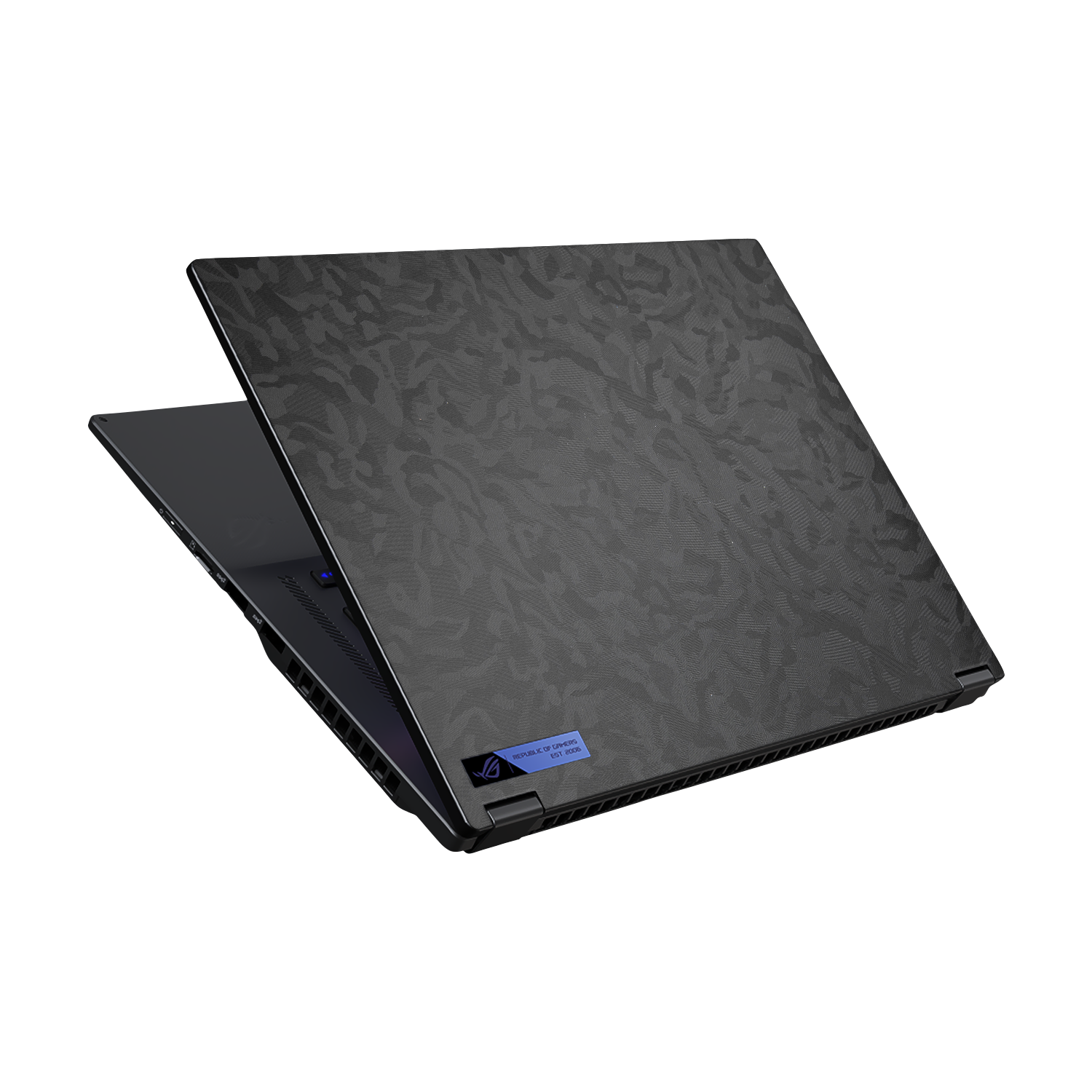 Asus Rog Flow X16 2022 Essentials Black Camo Skin Wrap Cover