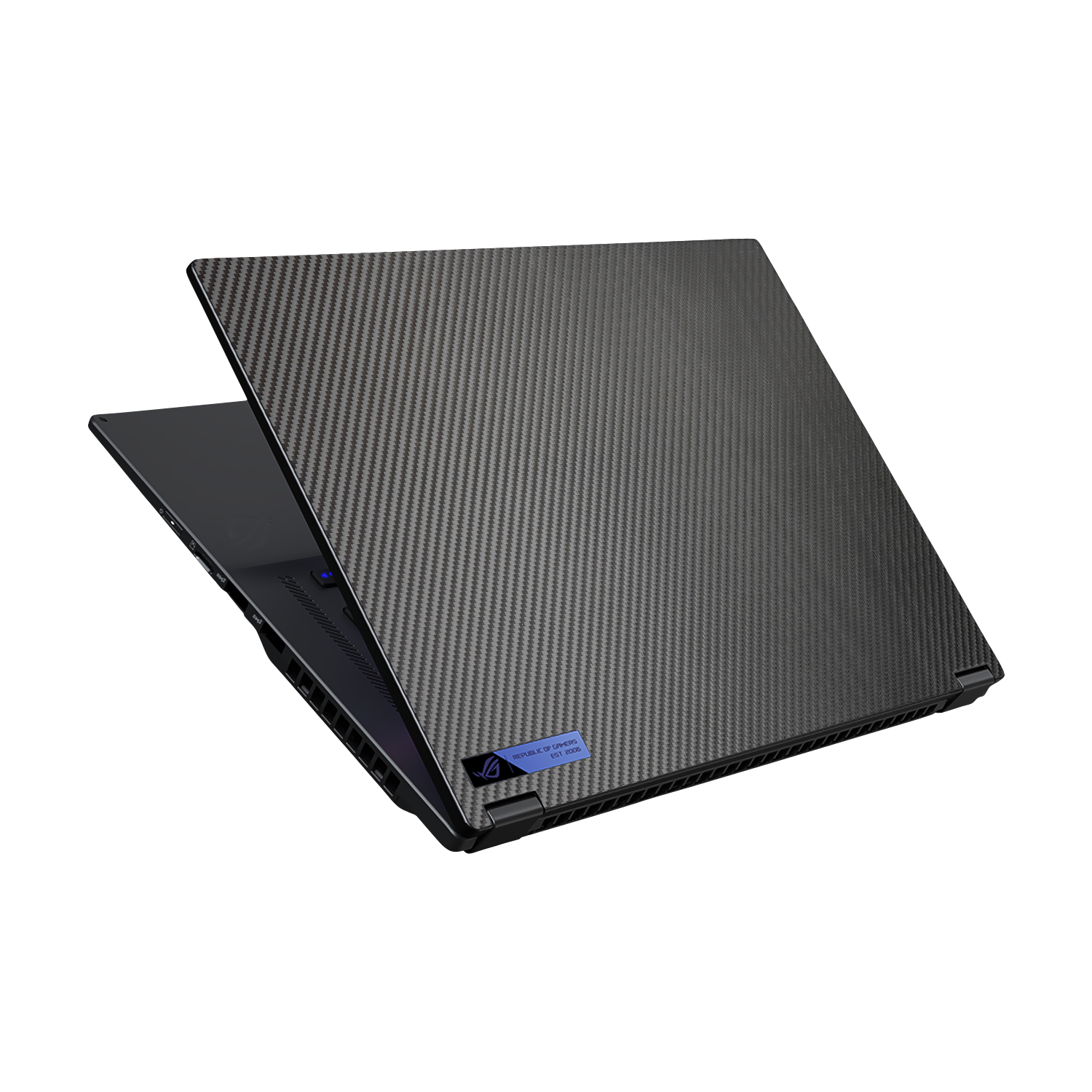 Asus Rog Flow X16 2022 Essentials Black Carbon Fiber Skin Wrap Cover