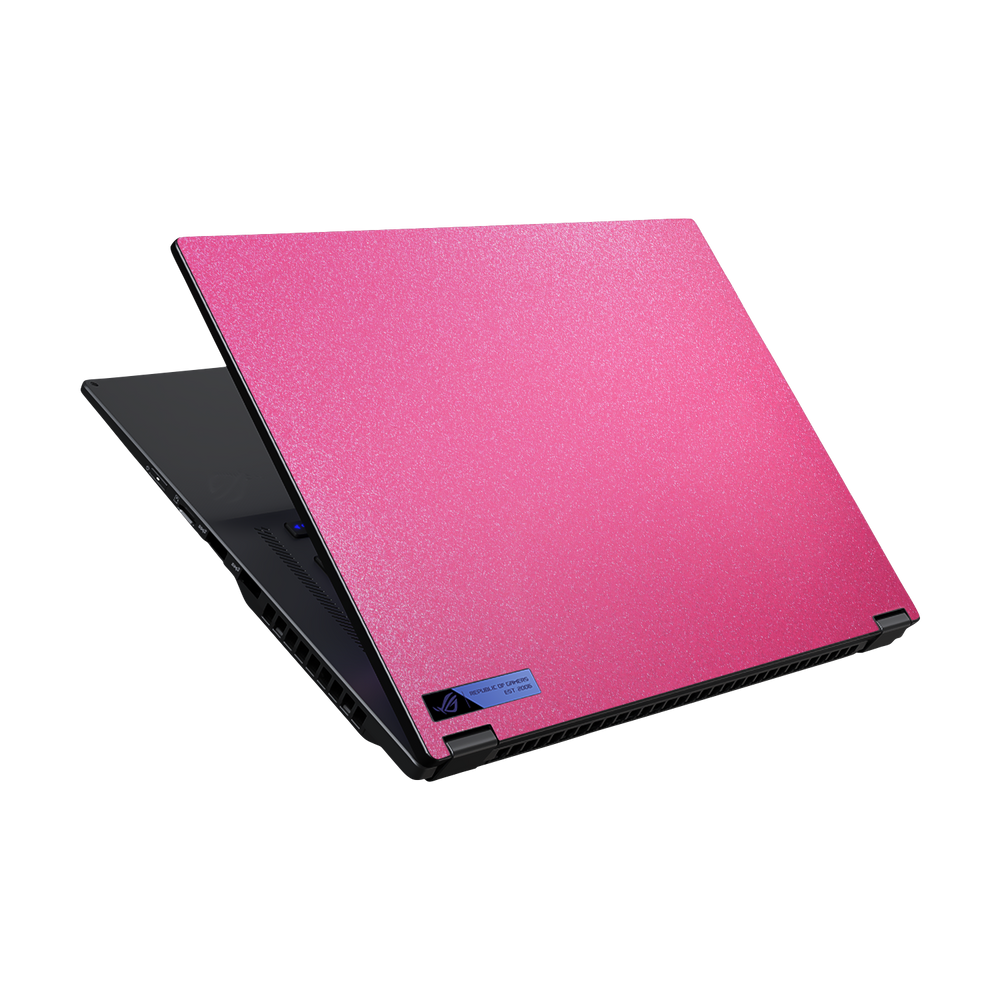 Asus Rog Flow X16 2022 Essentials Pink Glitterbomb Skin Wrap Cover