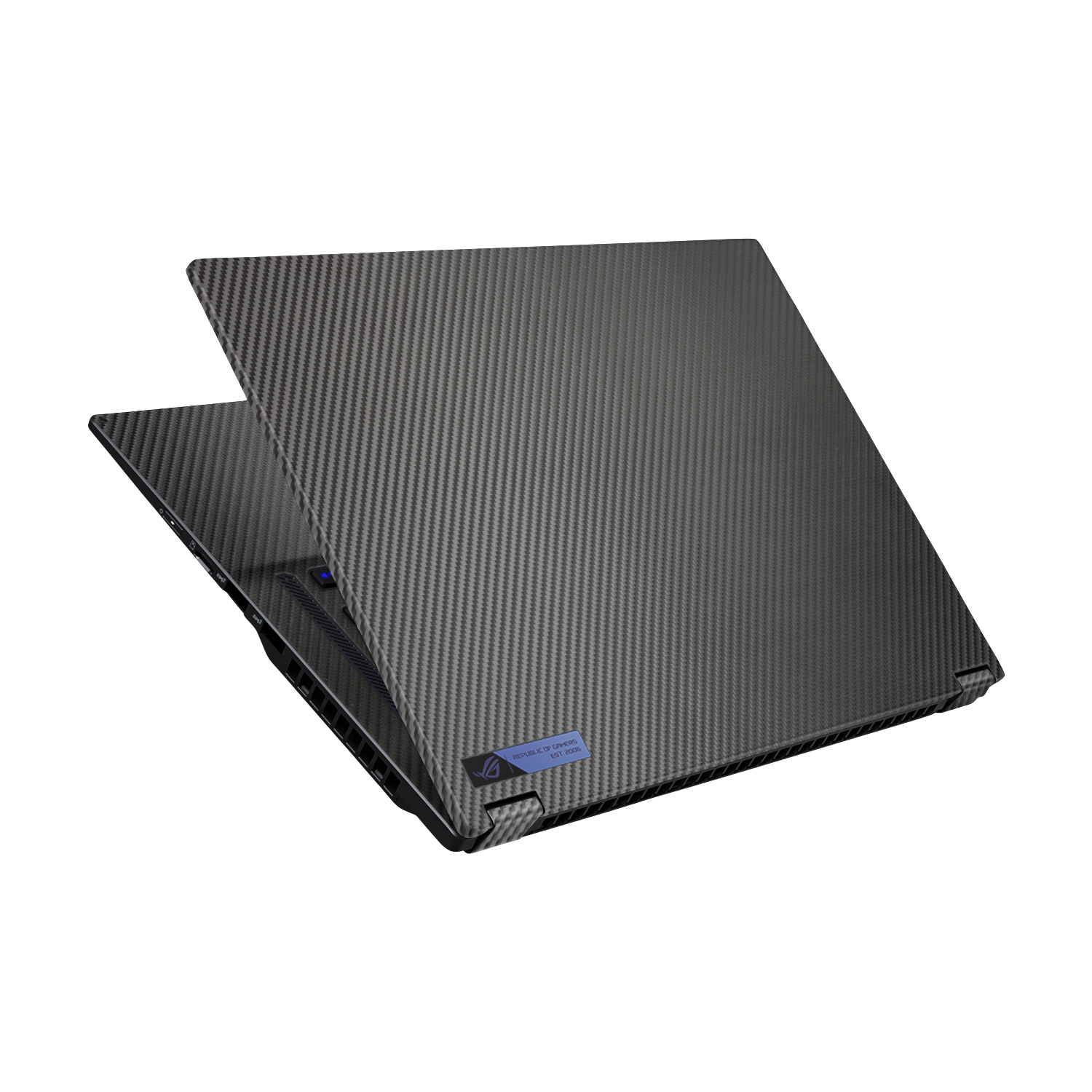 Asus Rog Flow X16 2022 Professional Black Carbon Fiber Skin Wrap Cover