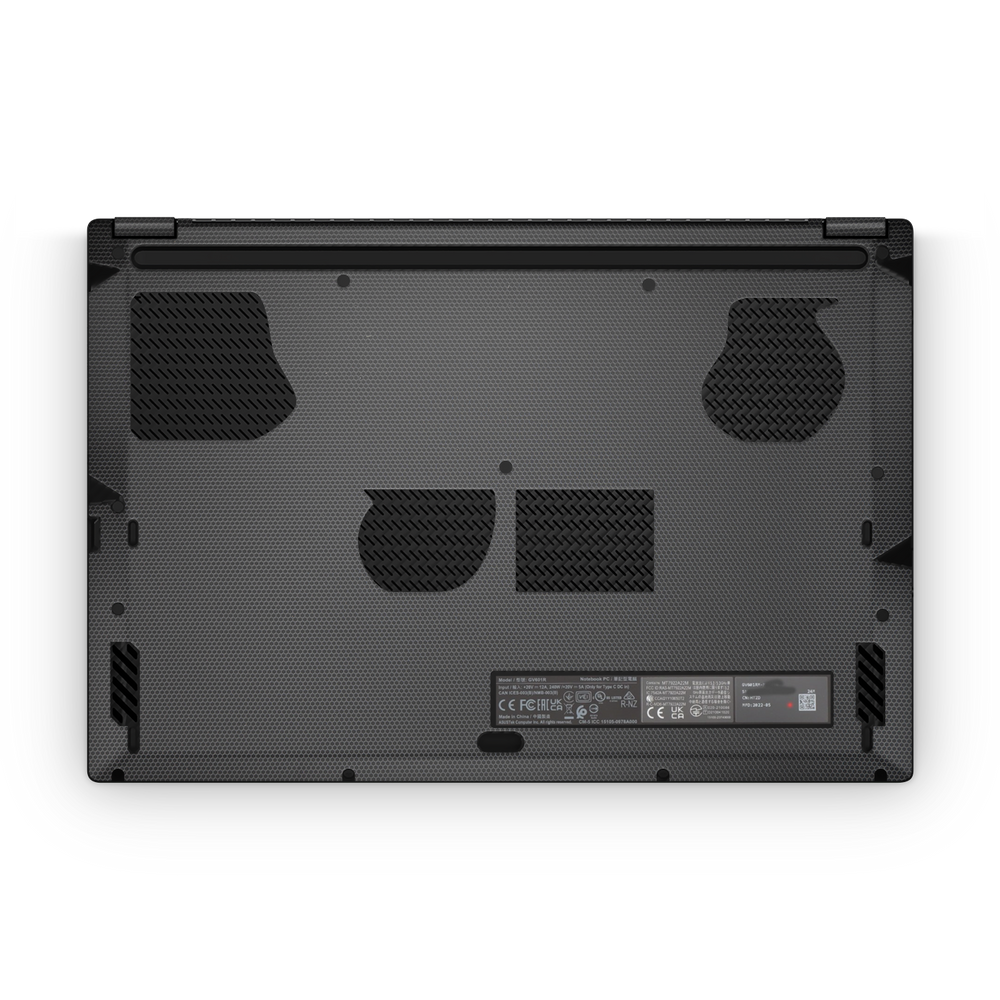 Asus Rog Flow X16 2022 Professional Bottom Black Matrix Skin Wrap Cover