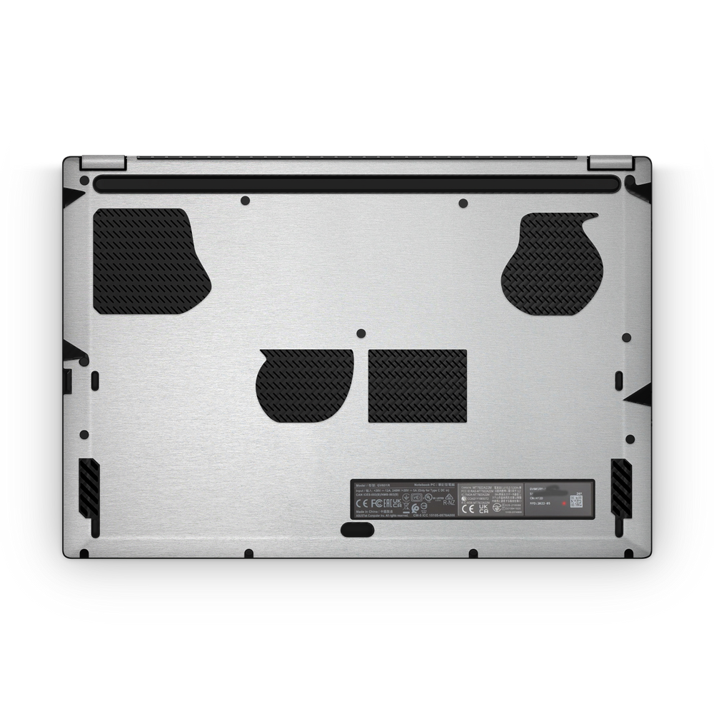 Asus Rog Flow X16 2022 Professional Bottom Brushed Aluminum Skin Wrap Cover