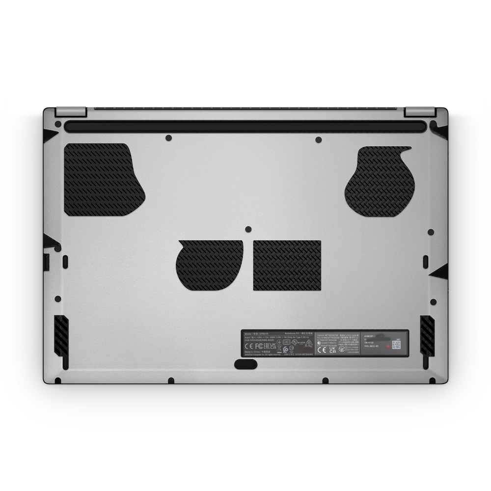 Asus Rog Flow X16 2022 Professional Bottom Satin Aluminum Skin Wrap Cover