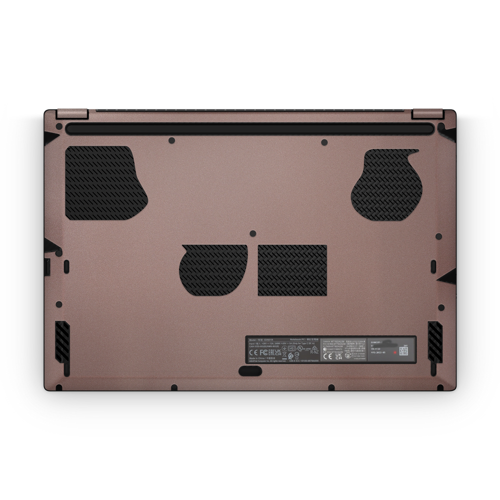 Asus Rog Flow X16 2022 Professional Bottom Satin Frozen Berry Skin Wrap Cover