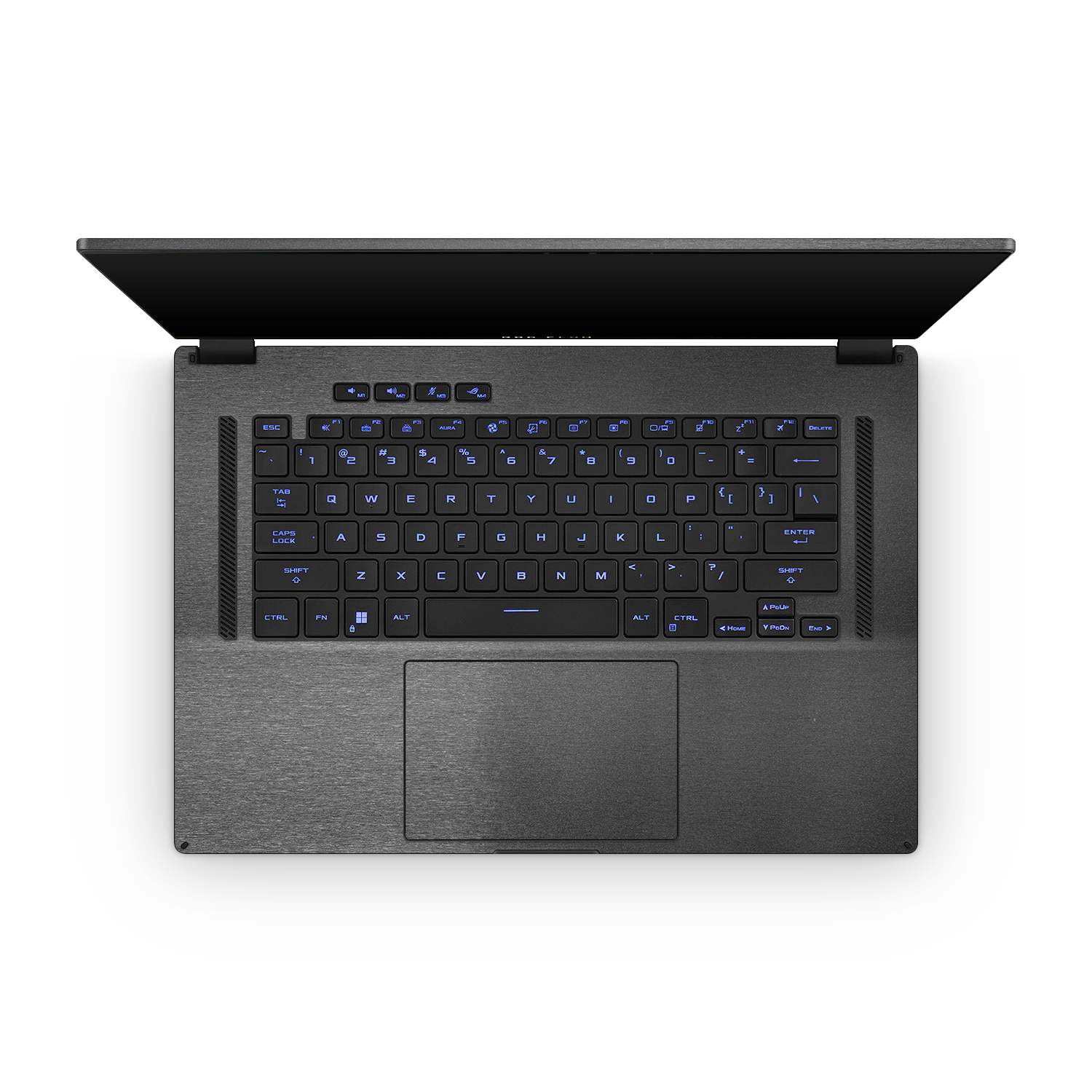 Asus Rog Flow X16 2022 Professional Interior Brushed Black Skin Wrap Cover